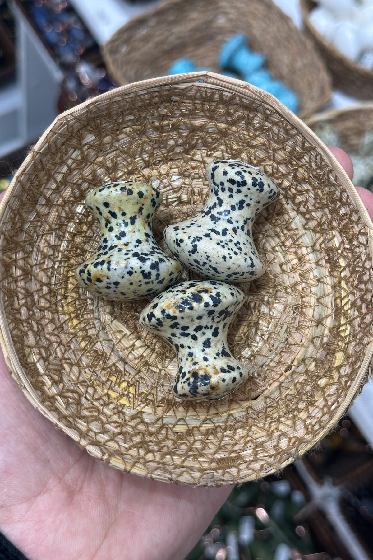 Dalmaçyalı Jasper Taşı Mantar Masaj Aleti