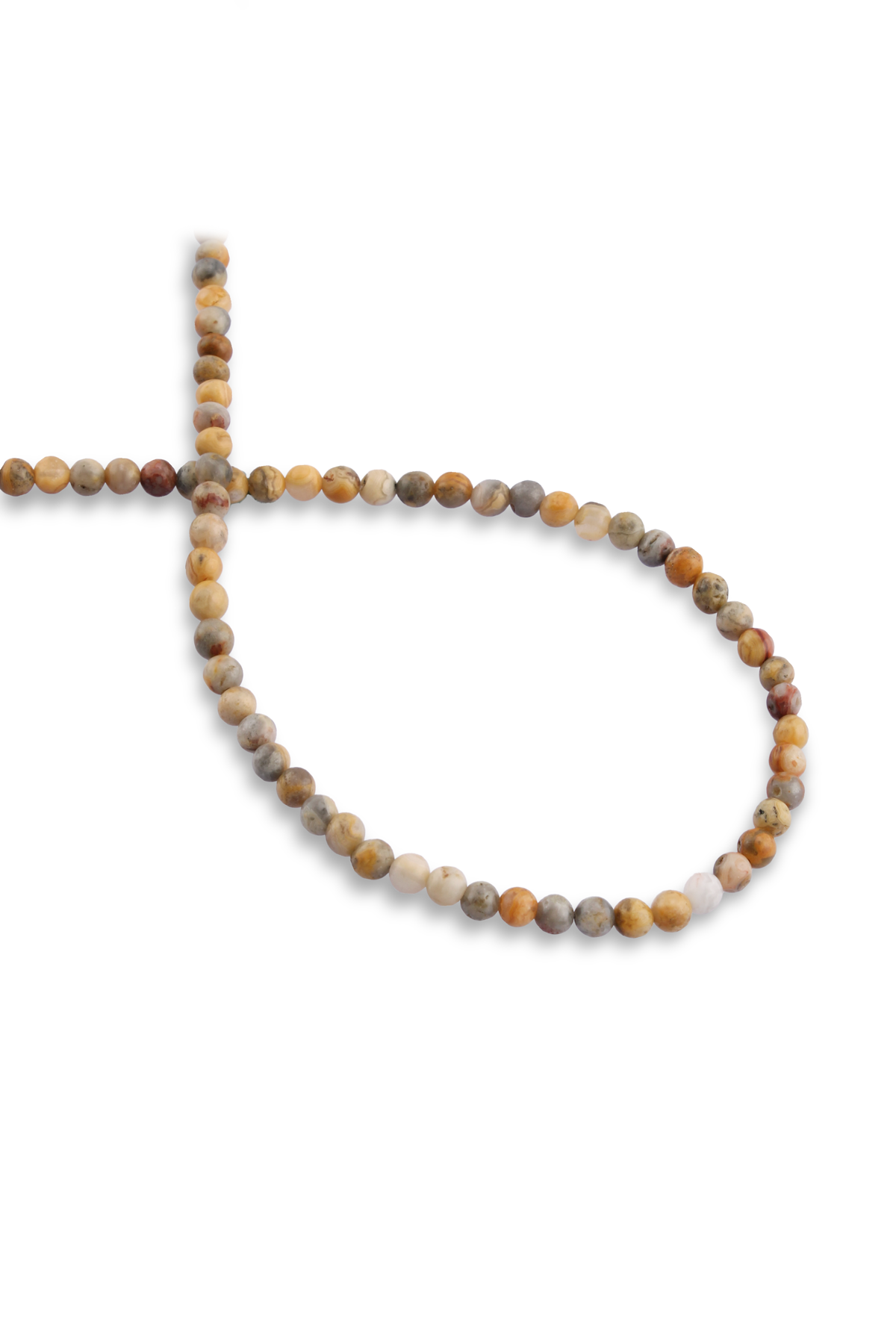 Dentrikli Akik Doğal Taş Küre Kesim 4mm Dizi