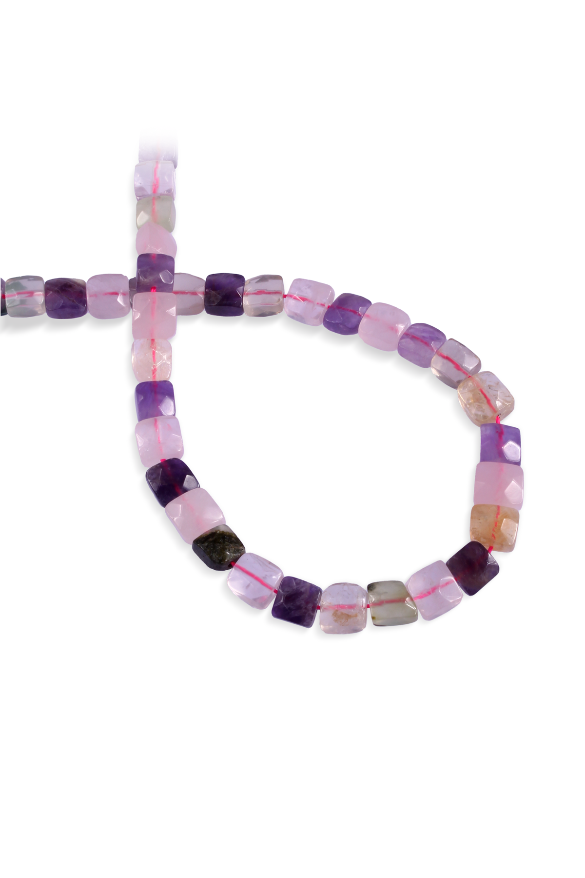 Doğal Taş Karışık Yatsı Kare Özel Kesim 10x5mm Dizi