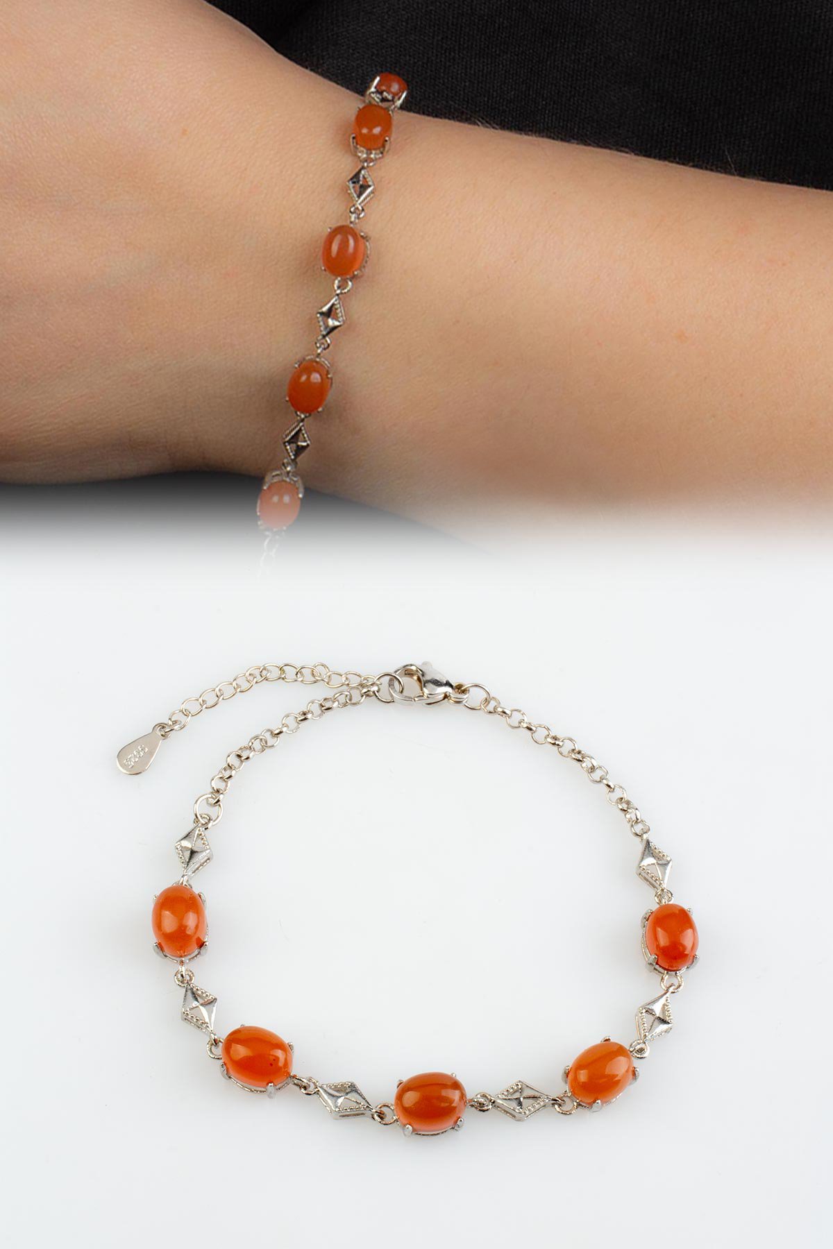 Doğal Taş Zincir Bileklik