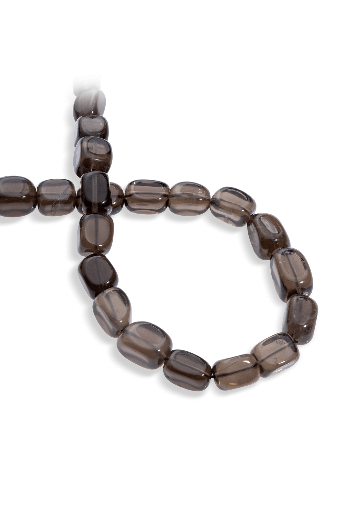 Dumanlı Kuvars Doğal Taş Dikdörtgen Kesim 10x14mm Dizi