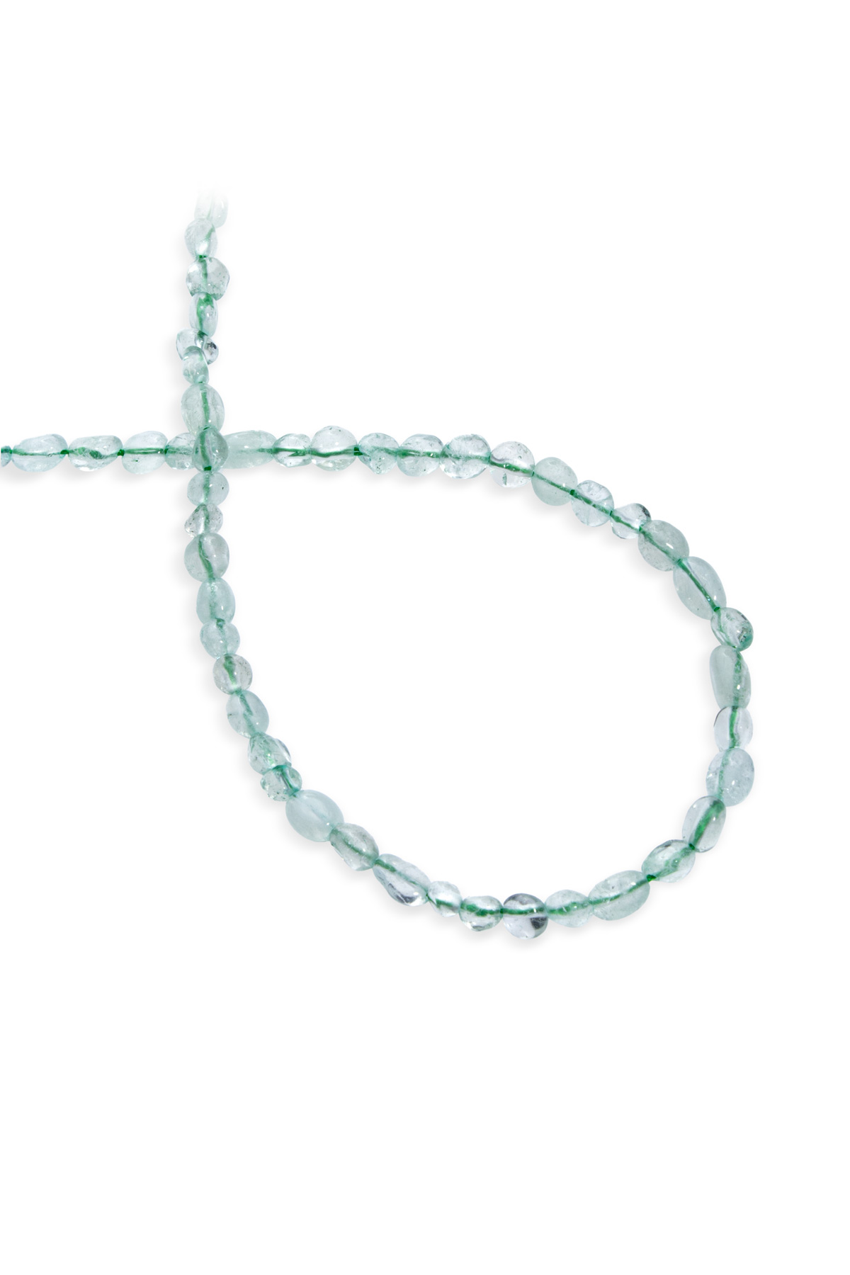 Florit Doğal Taş Parlak Yeşil Tımbıl Kesim 4x6mm Dizi