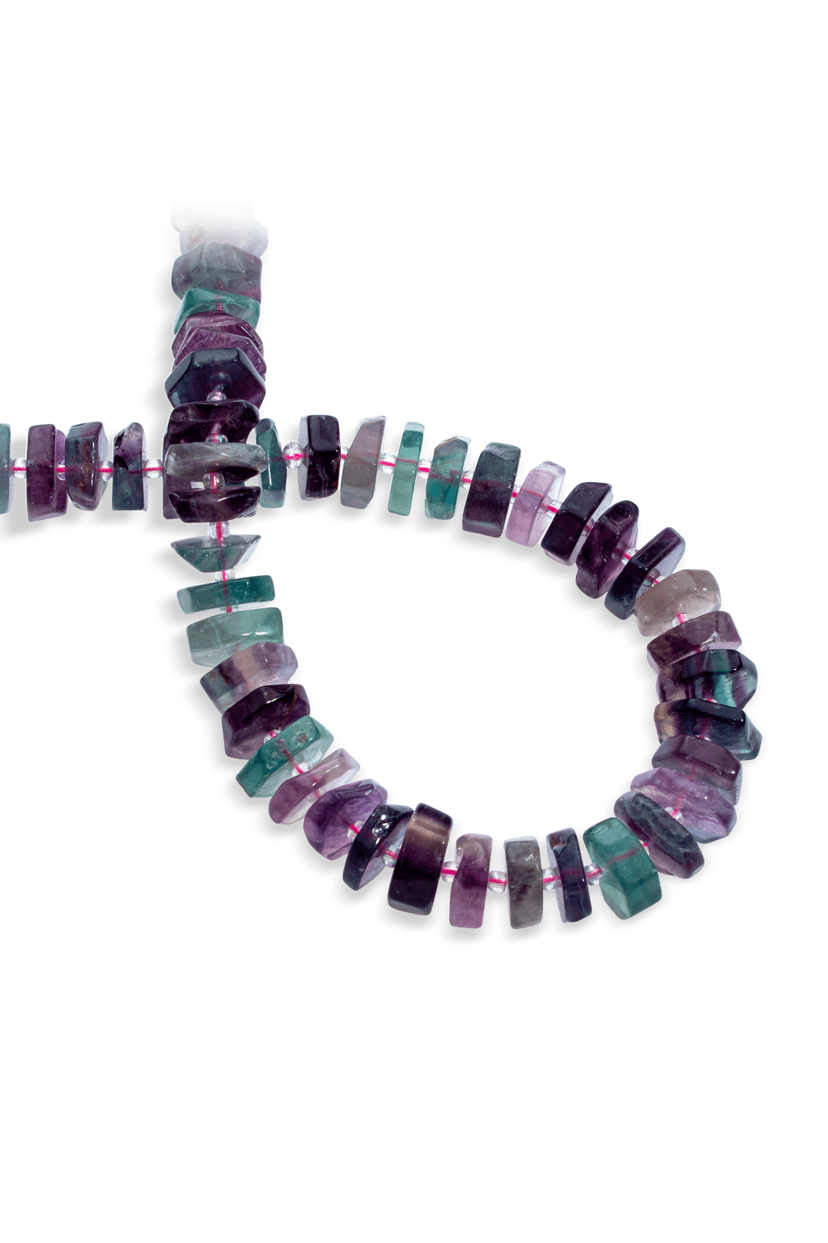 Florit Doğal Taş Rondela Kesim 13x5mm Dizi