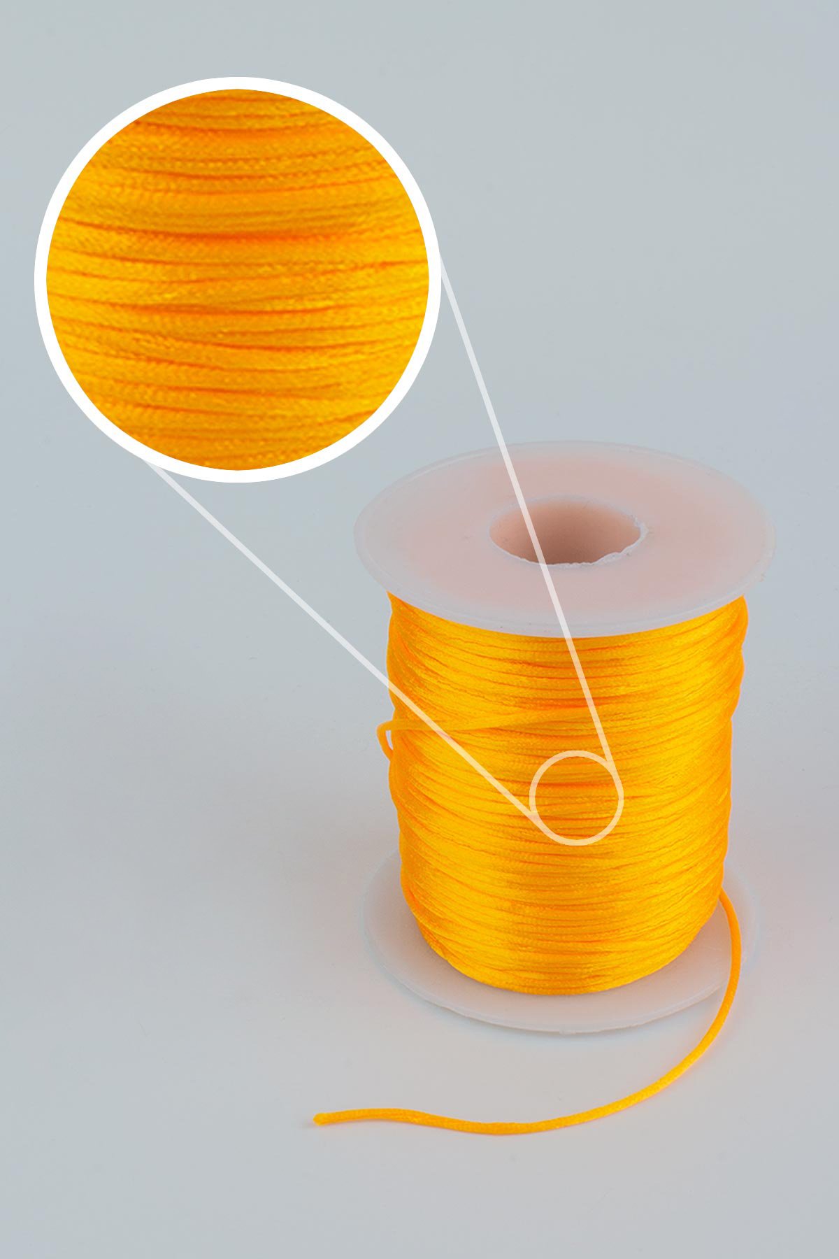 Flos İp Fosfor Turuncu 1.5mm [90 Metre]