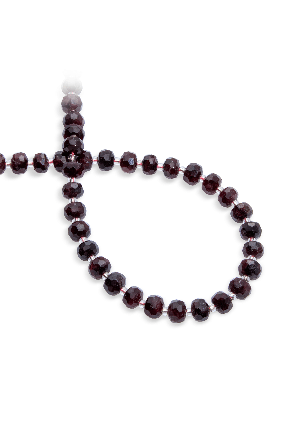 Garnet Taşı Rondela Kesim 8x6mm Dizi