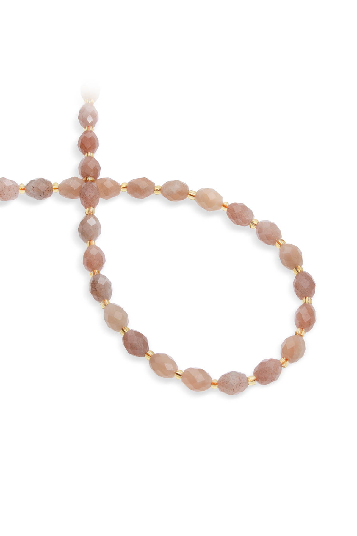 Güneş Taşı Özel Faset Kesim 8x6mm Dizi [AA]