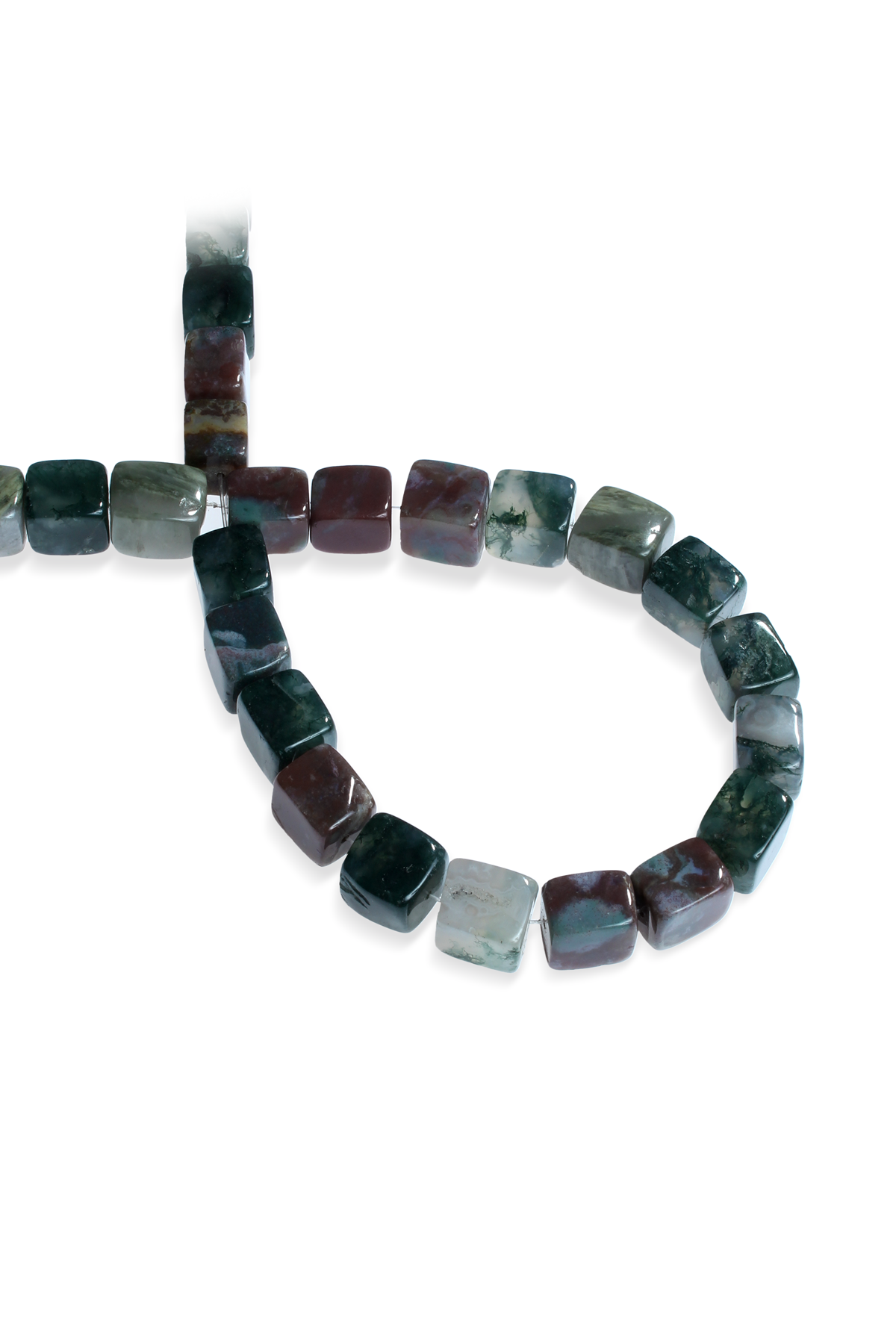 Hint Akik Doğal Taş Dikdörtgen Kesim 10x15mm Dizi