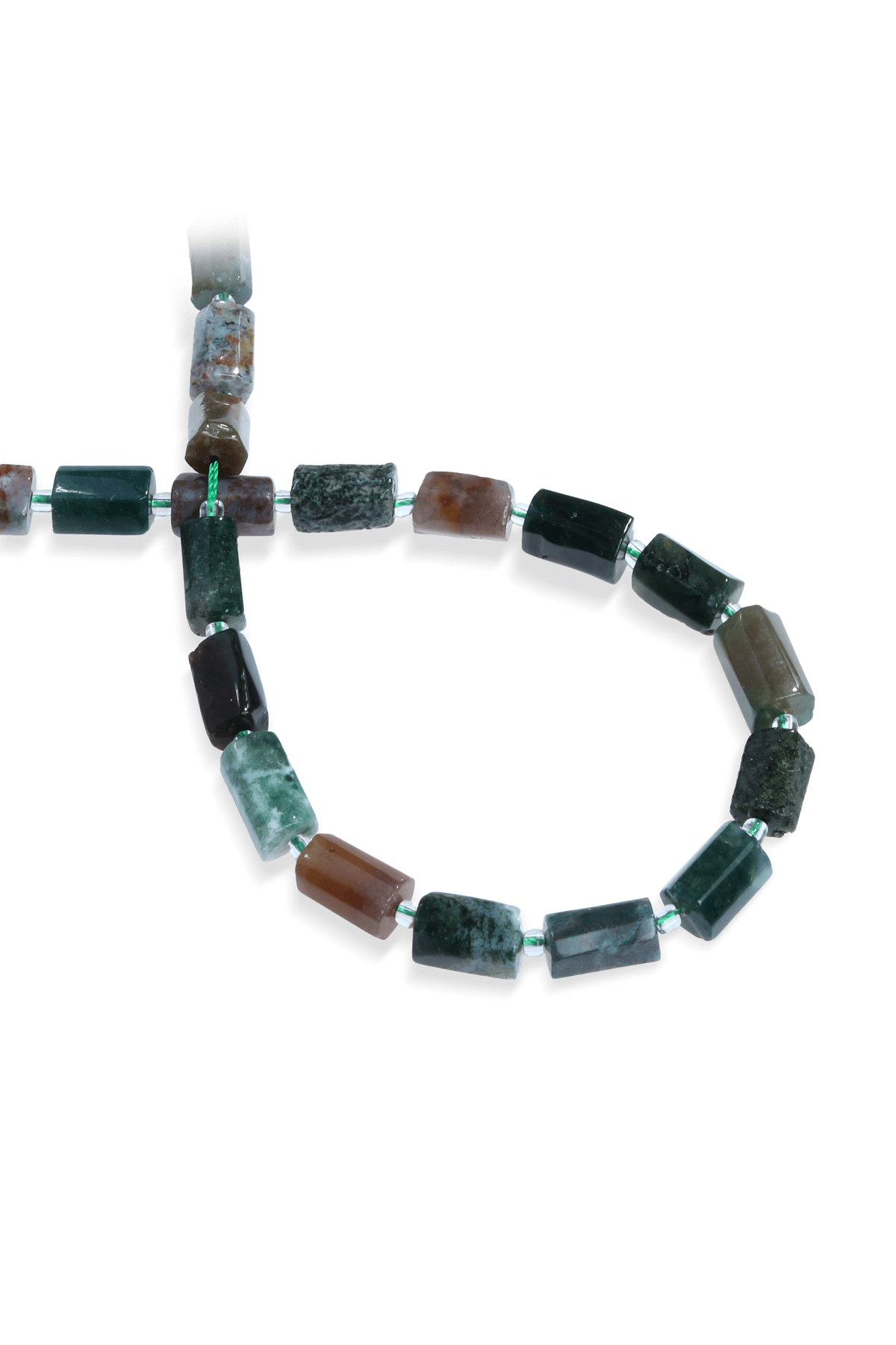 Hint Akik Doğal Taş Parlak Silindir Kesim 7x12mm Dizi