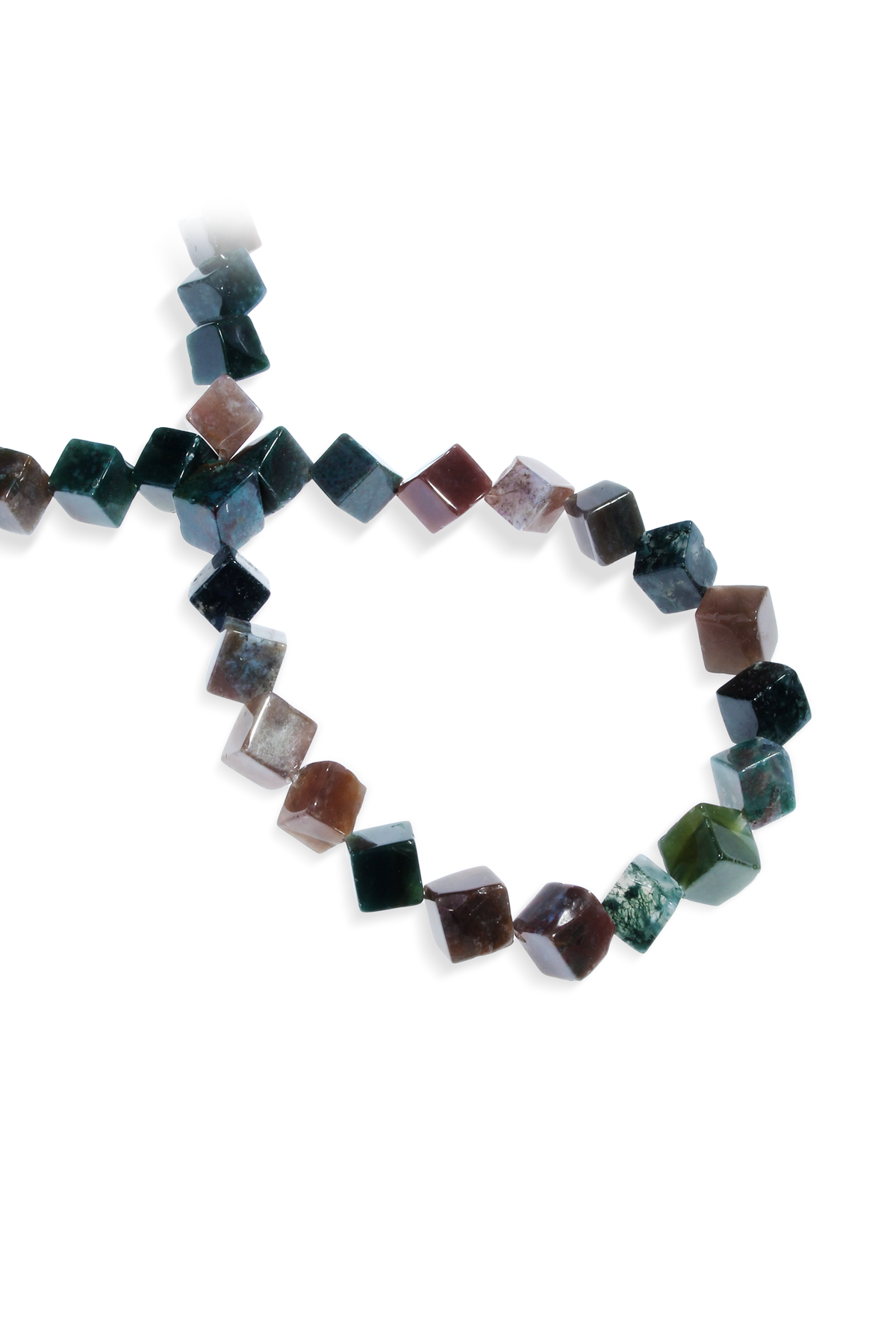 Hint Akik Doğal Taş Küp Kesim 11mm Dizi