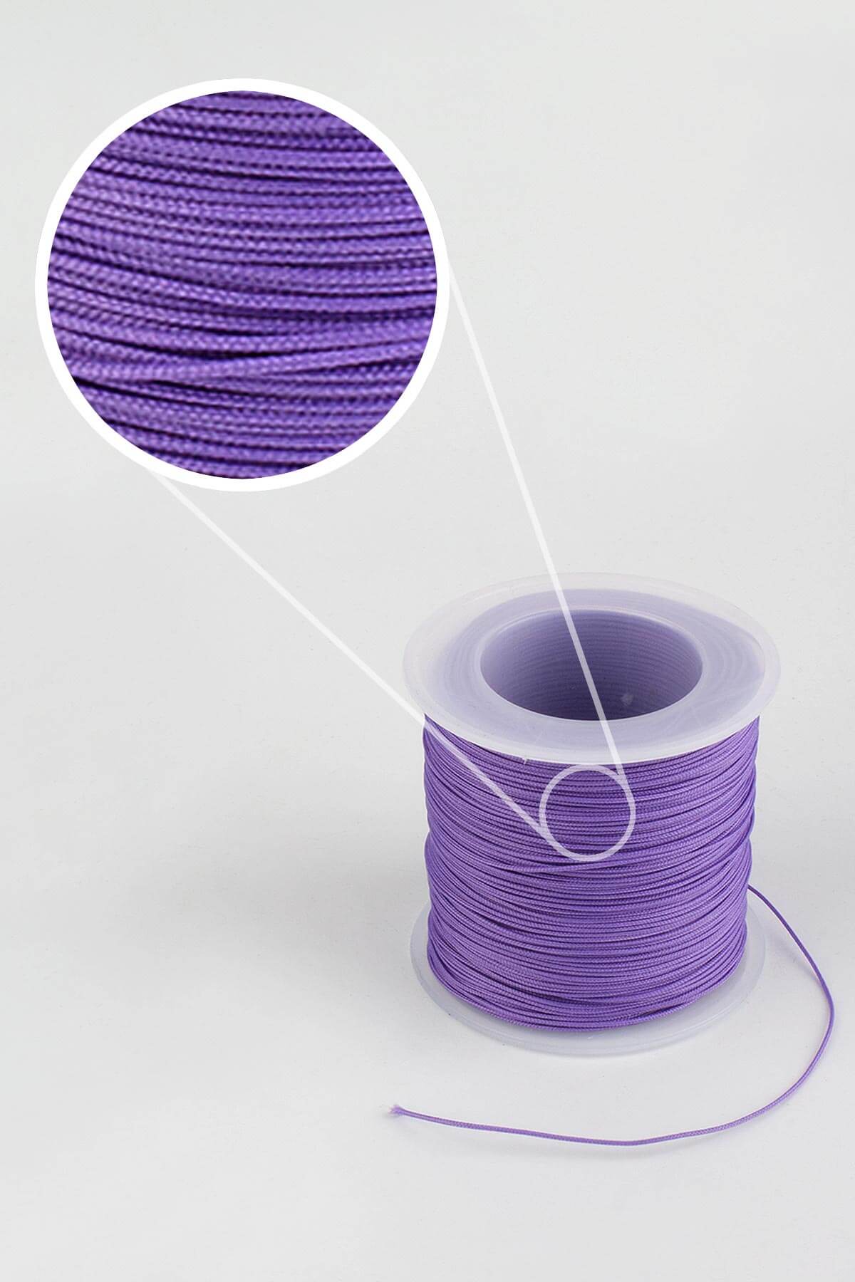 İp Mor İçi Sert Misine li 0.6mm