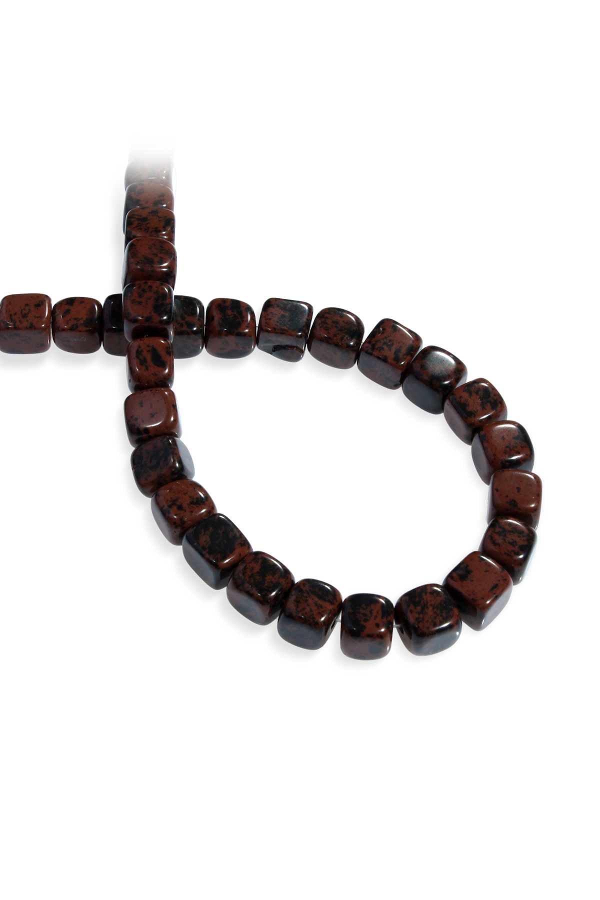 Jasper Doğal Taş Bordo Küp Kesim 10x10mm Dizi