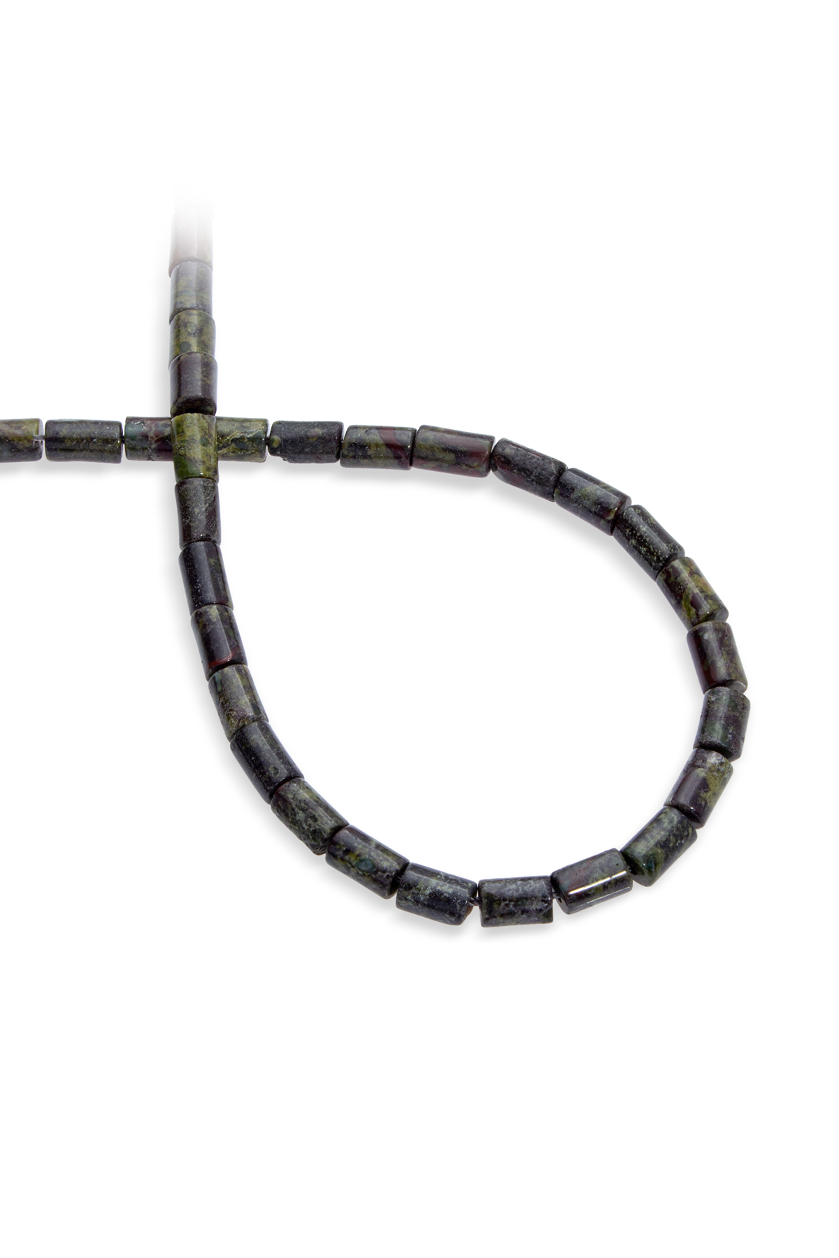 Kan Taşı Doğal Taş Silindir Kesim 5x8mm Dizi