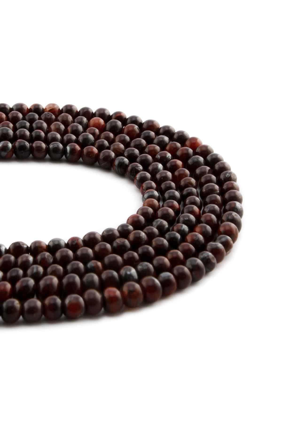 Kaplan Gözü Taşı Küre Kesim 4mm Dizi