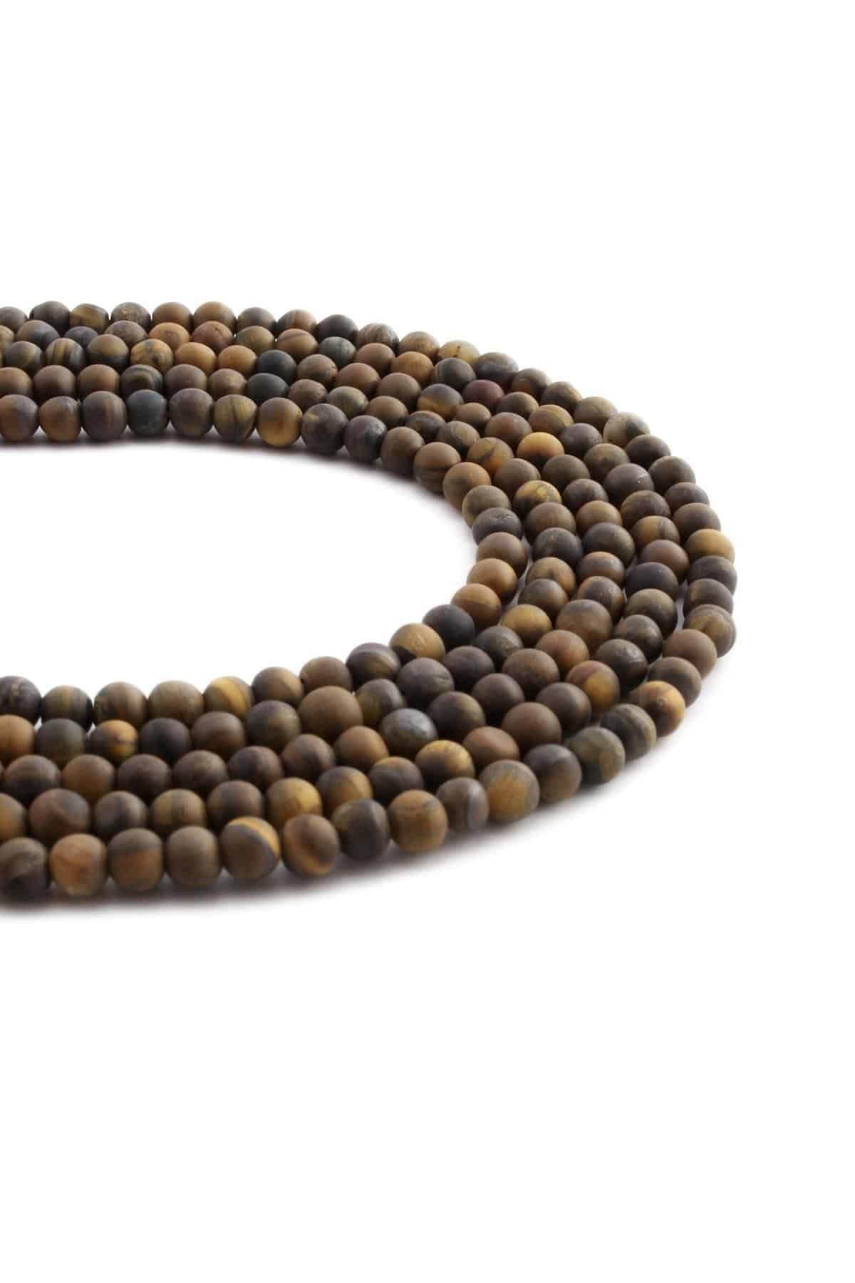 Kaplan Gözü Taşı Küre Kesim 4mm Dizi