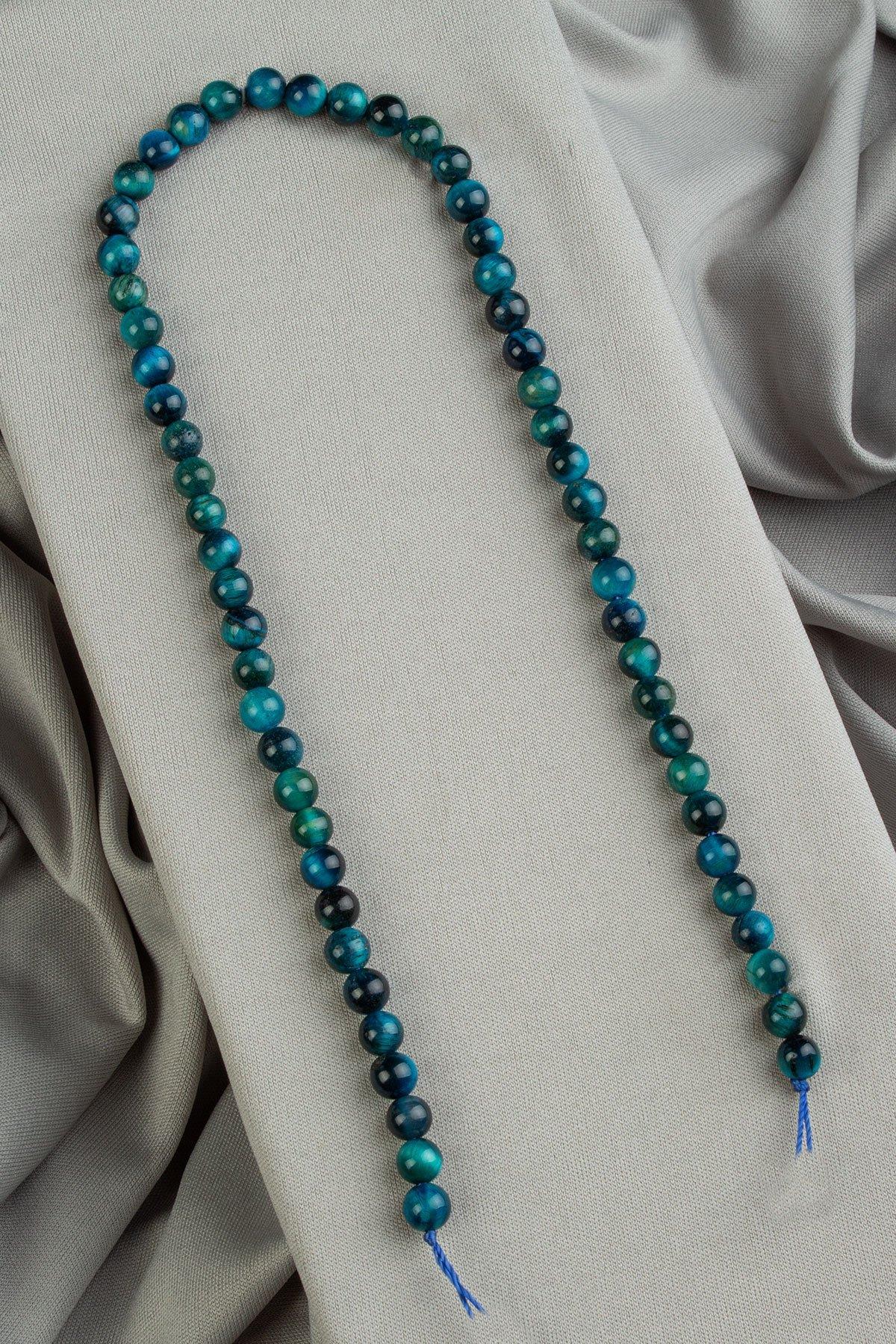 Kaplan Gözü Taşı Küre Kesim 6mm Dizi