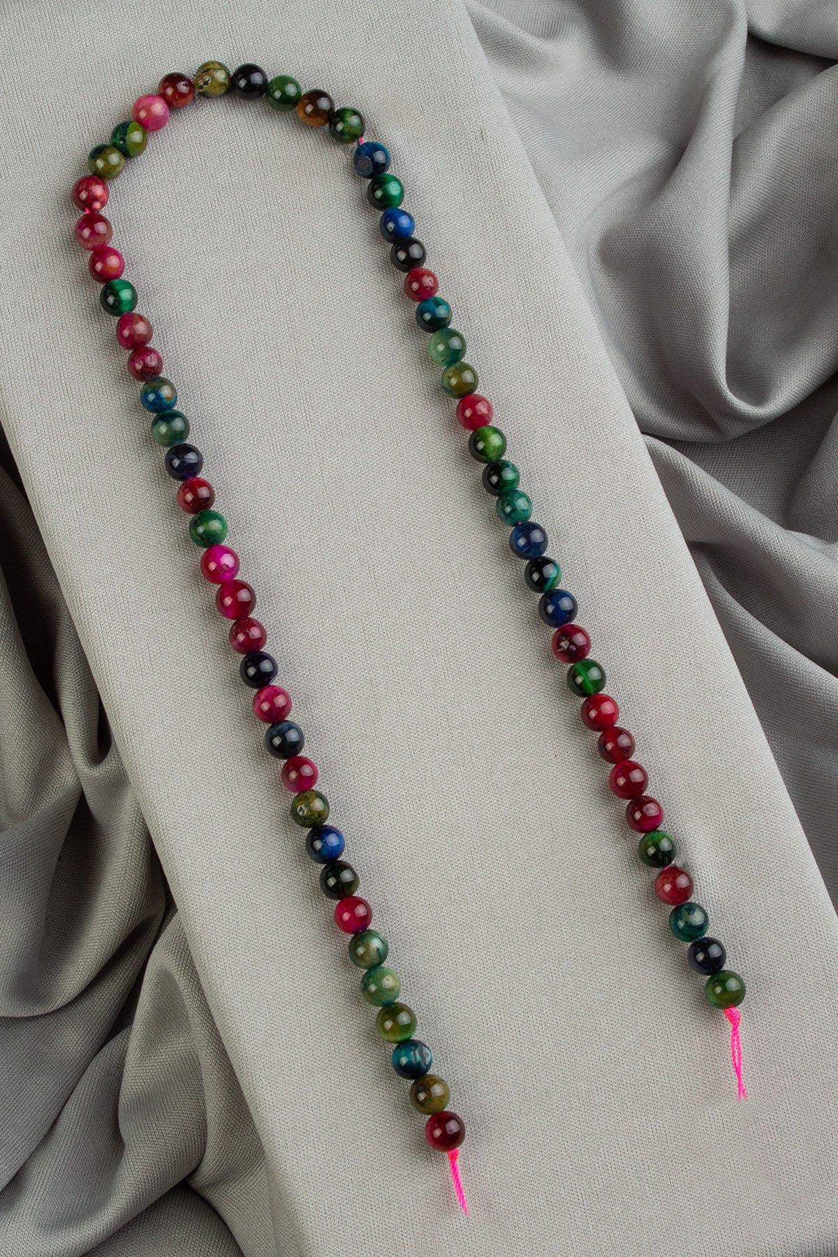 Kaplan Gözü Taşı Küre Kesim 6mm Dizi