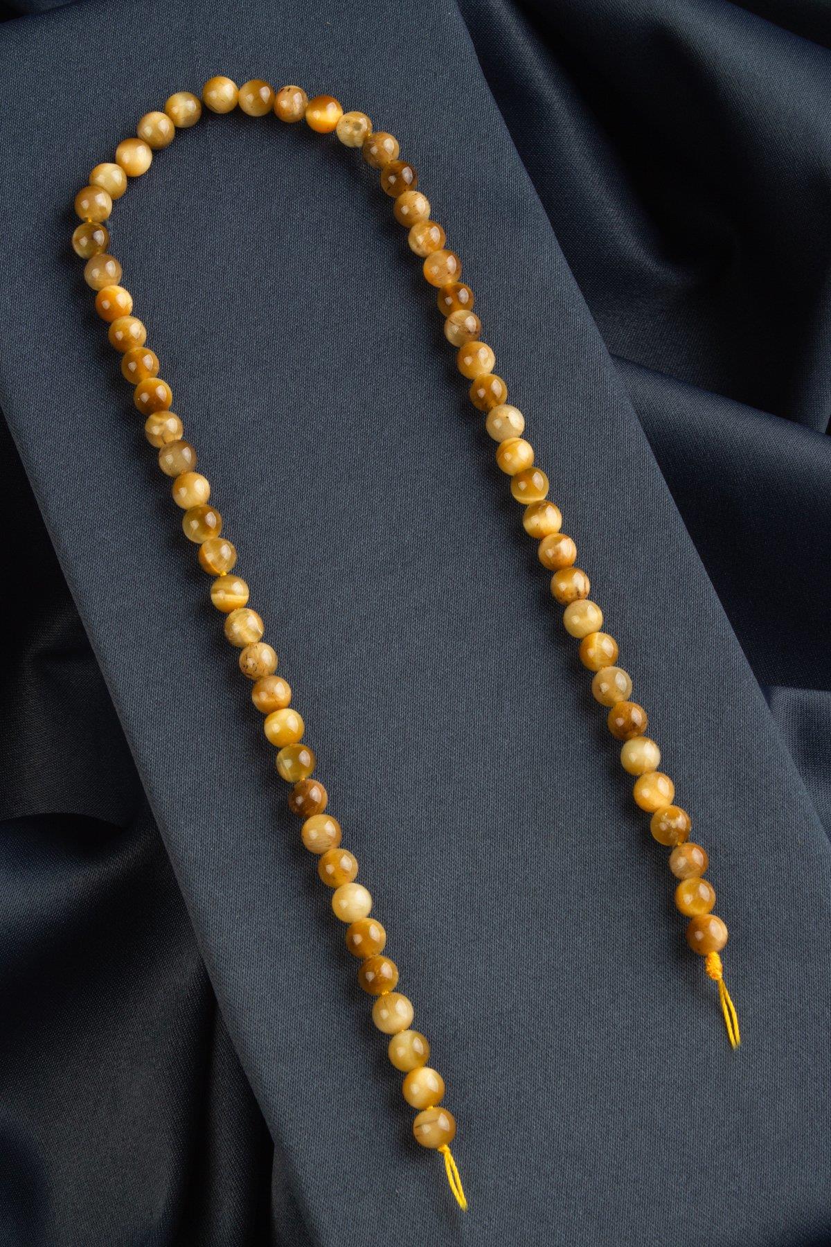 Kaplan Gözü Taşı Küre Kesim 6mm Dizi