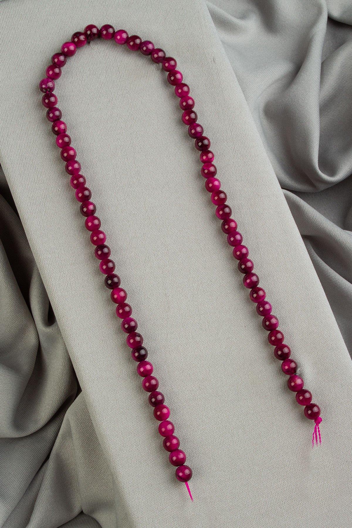 Kaplan Gözü Taşı Küre Kesim 6mm Dizi