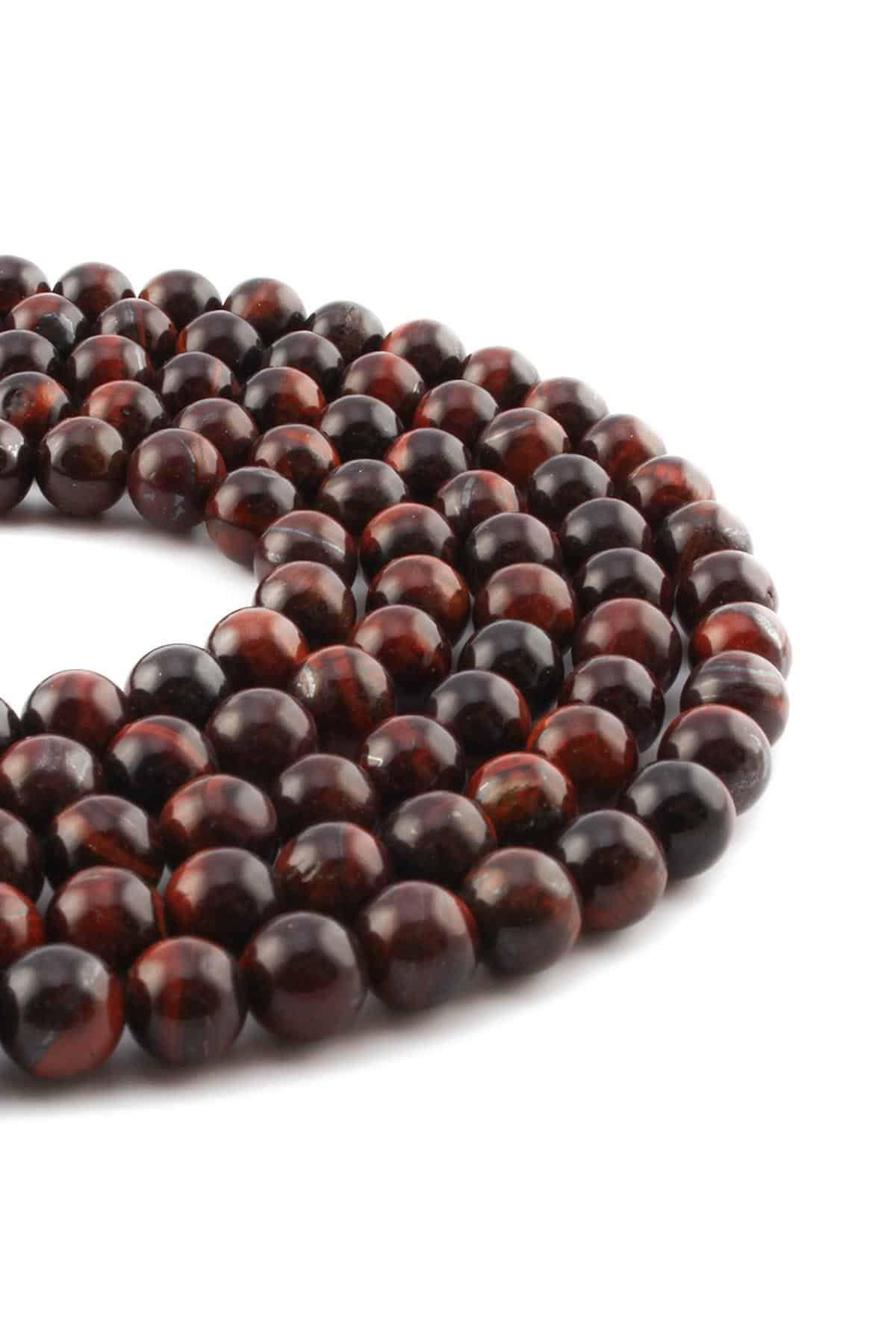 Kaplangözü Doğal Taş Parlak Siyah Küre Kesim 8mm Dizi