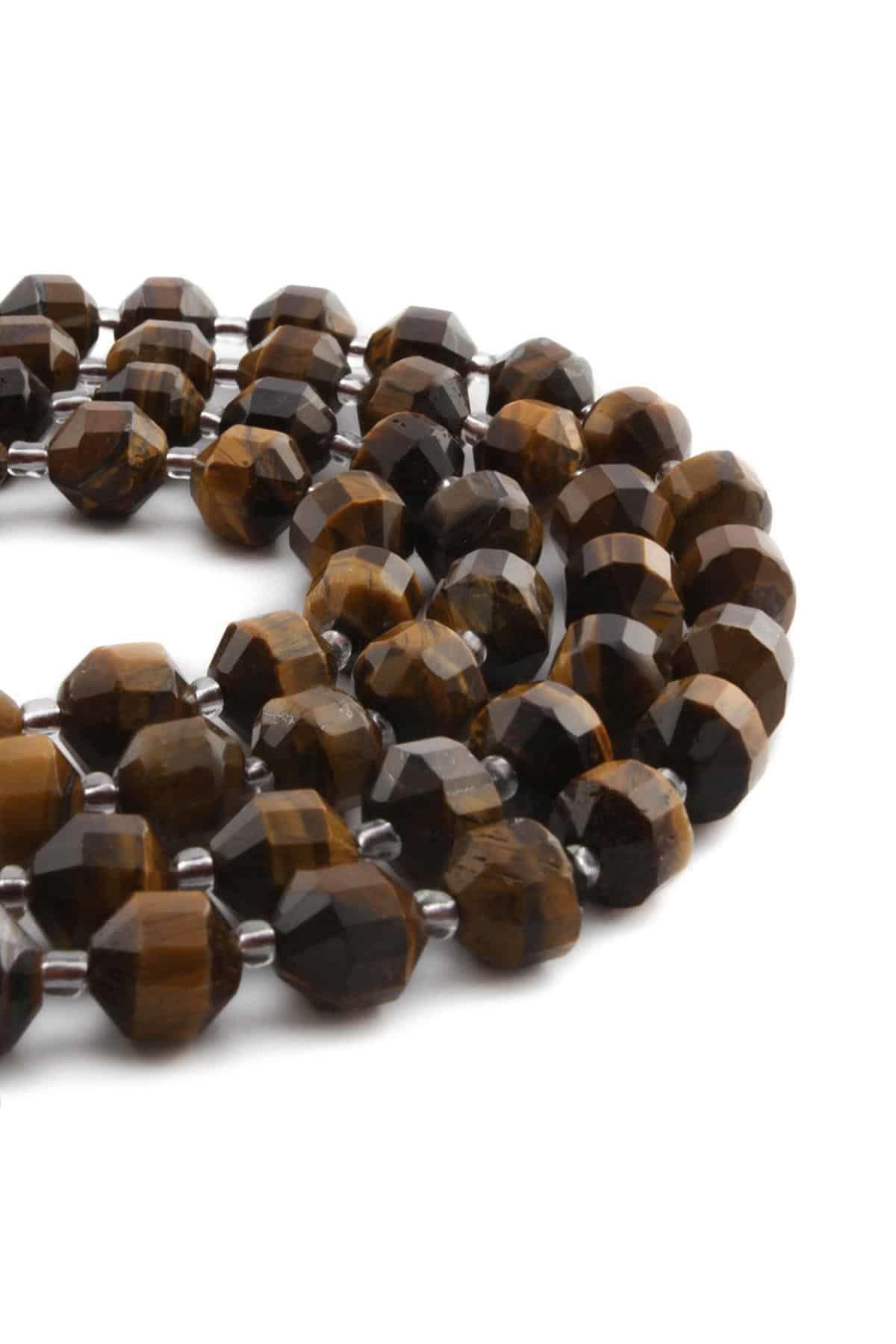 Kaplangözü Doğal Taş Parlak Küre Hegzagonal Kesim 10mm Dizi