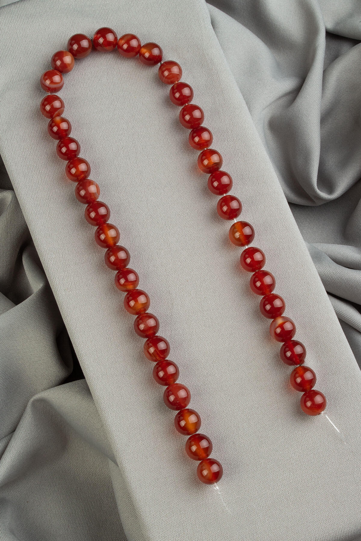 Karnelyan Akik Doğal Taş Küre Kesim [Ab+]