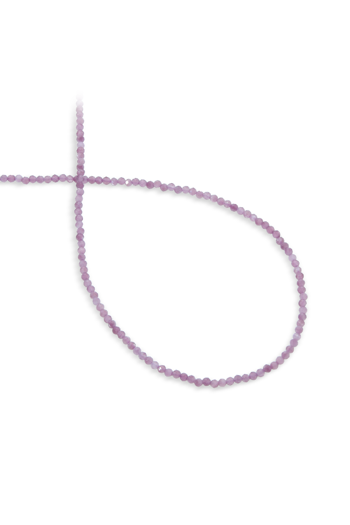 Kedi Gözü Doğal Taş Fuşya Faset Kesim 2mm Dizi