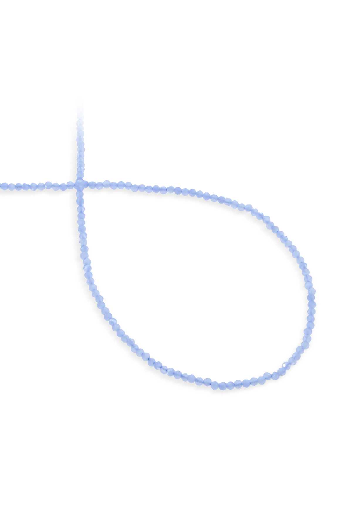 Kedi Gözü Doğal Taş Koyu Mavi Faset Kesim 2mm Dizi