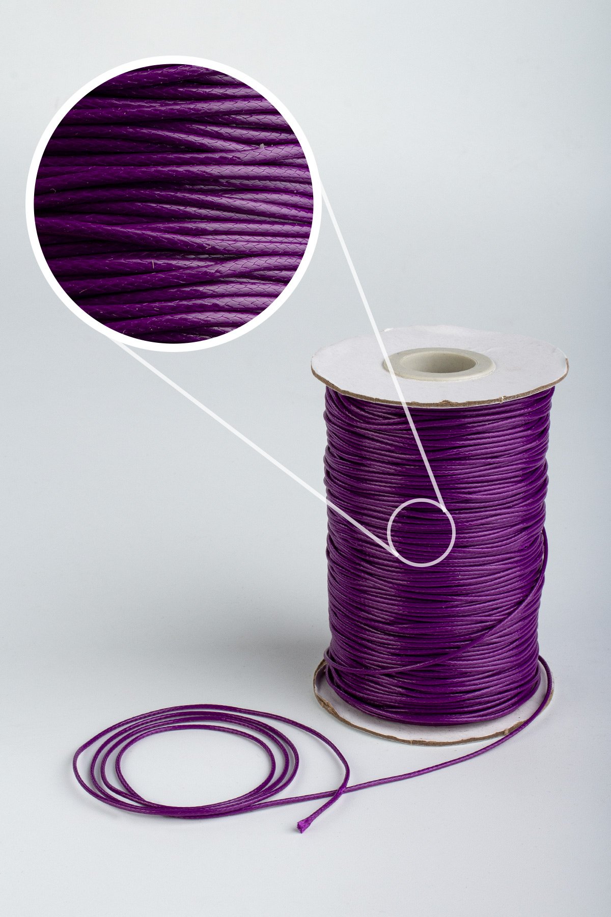 Kore İpi Patlıcan Mor 1mm