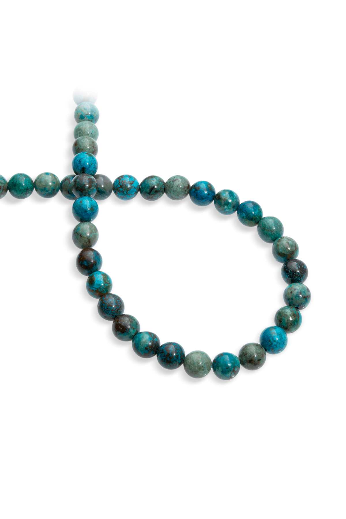 Krizokol Taşı Küre Kesim 8mm Dizi