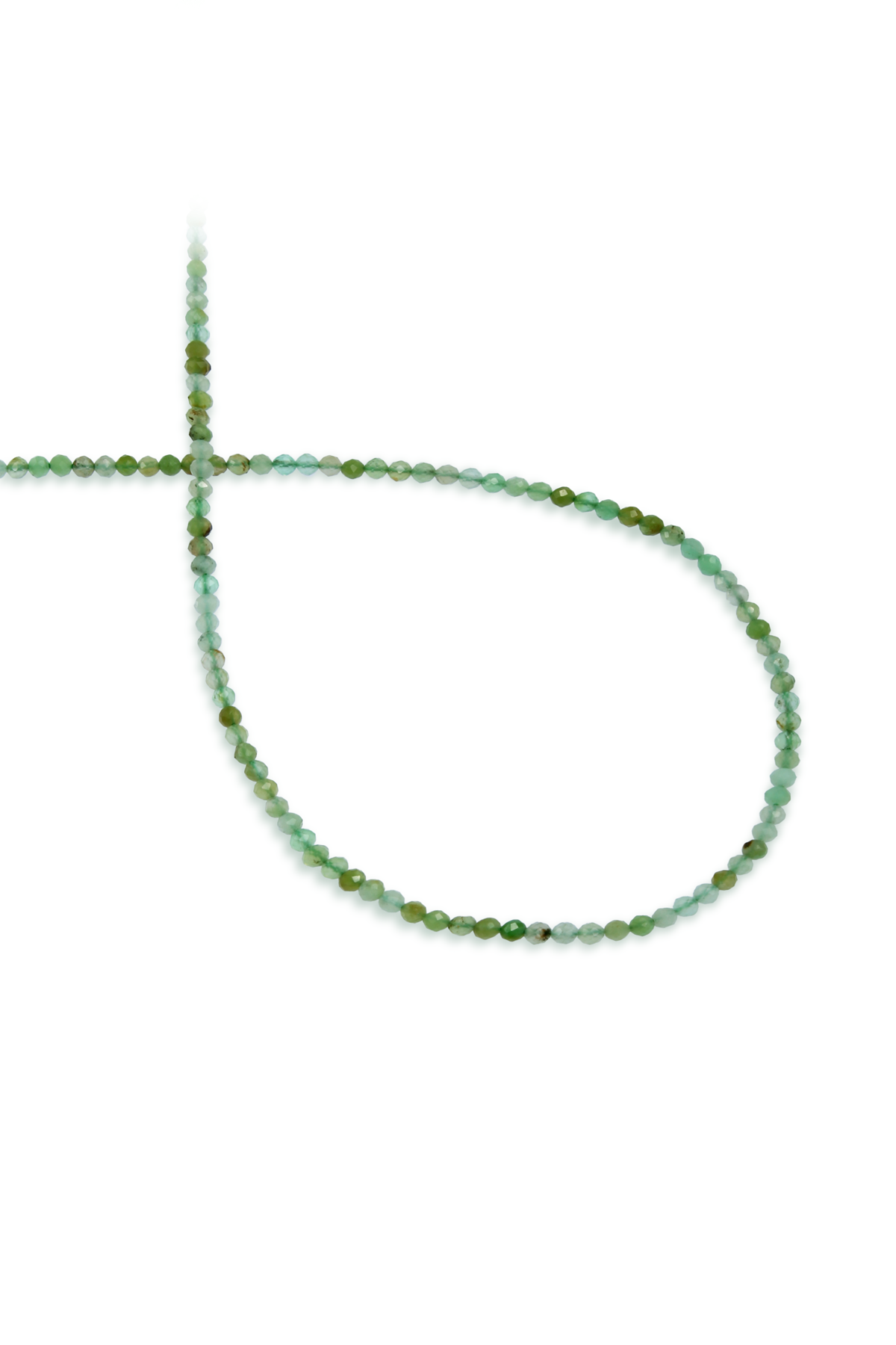 Krizopras Doğal Taş Faset Küre Kesim 2mm Dizi