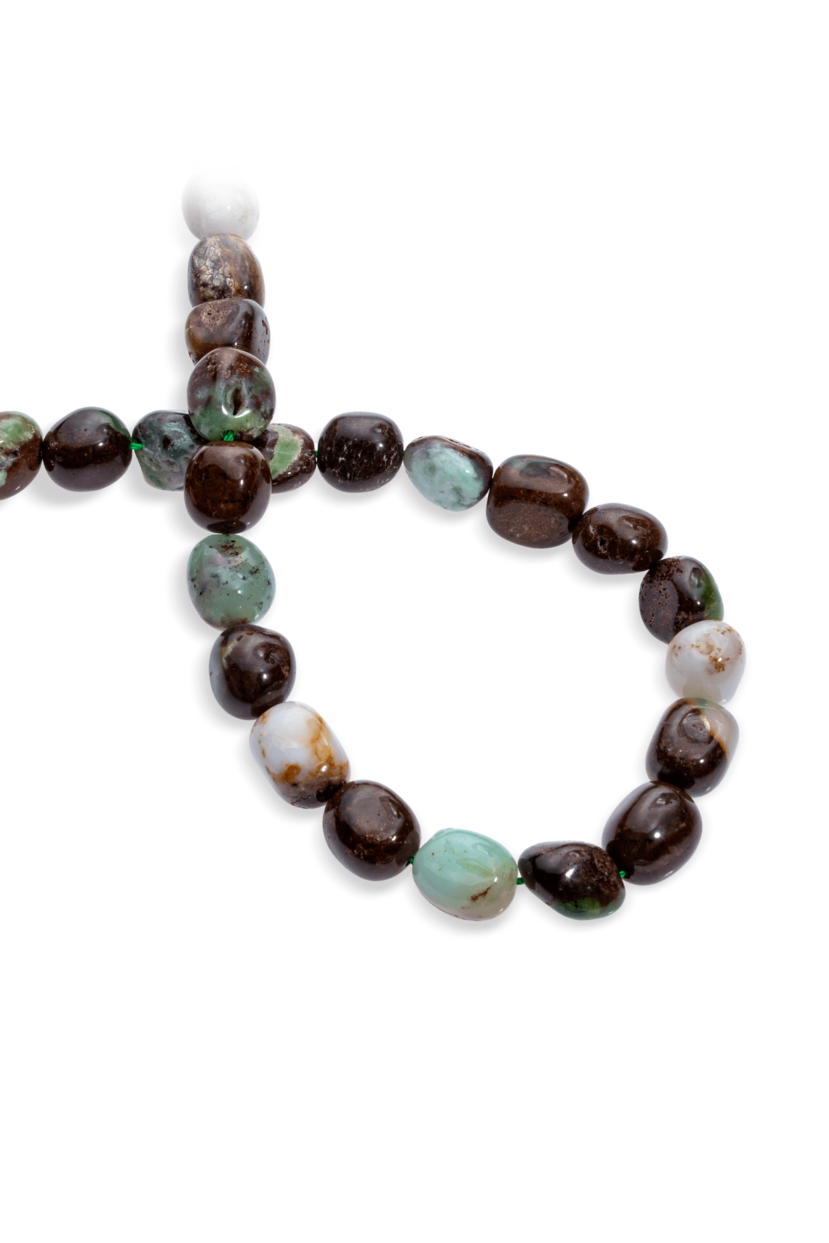 Krizopras Doğal Taş Kapsül Kesim Dizi