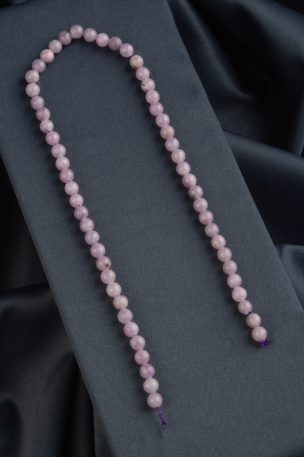 Kunzit Doğal Taş Parlak Küre Kesim 6mm Dizi [AB+]