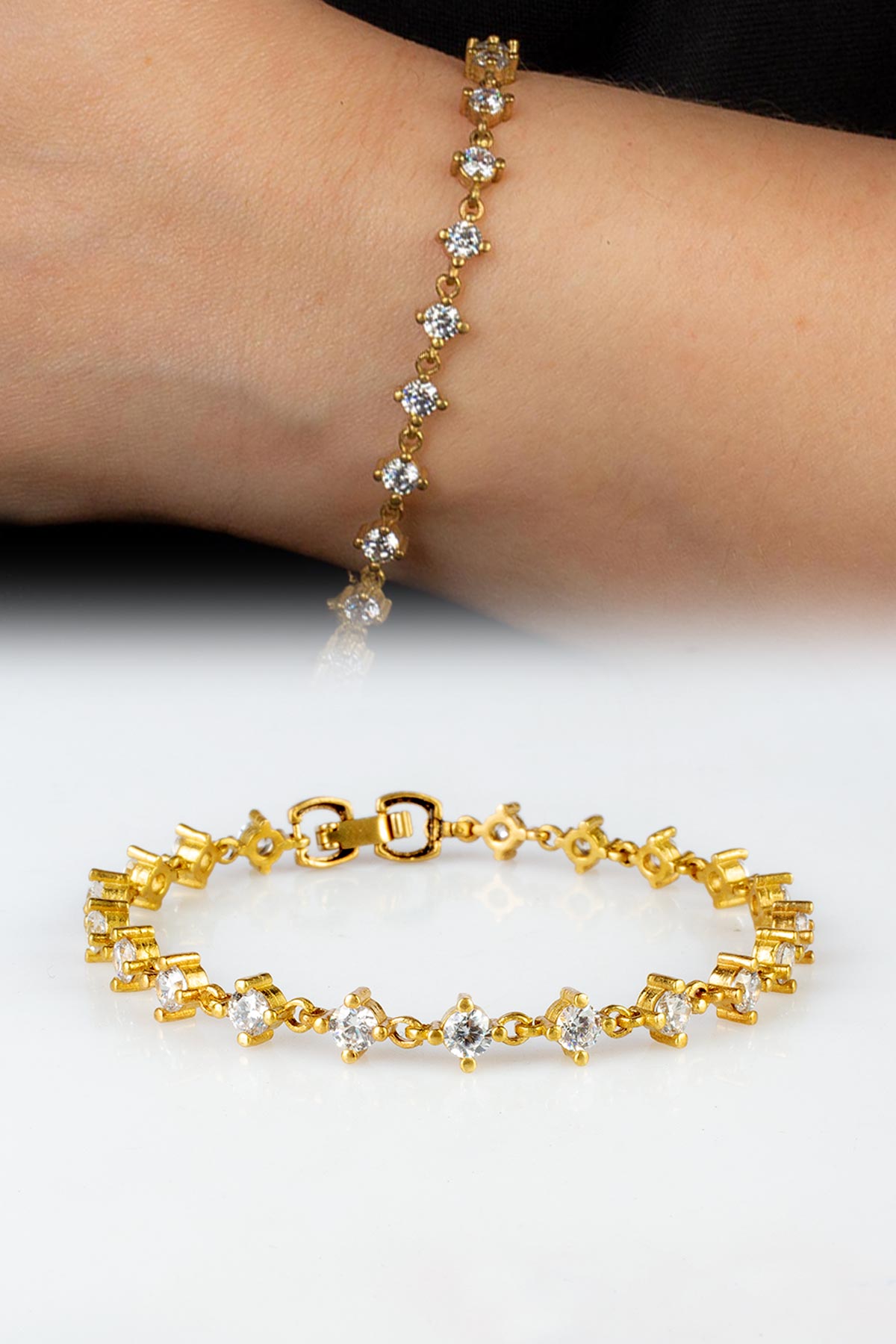 Küre Yıldız Bronz Bileklik