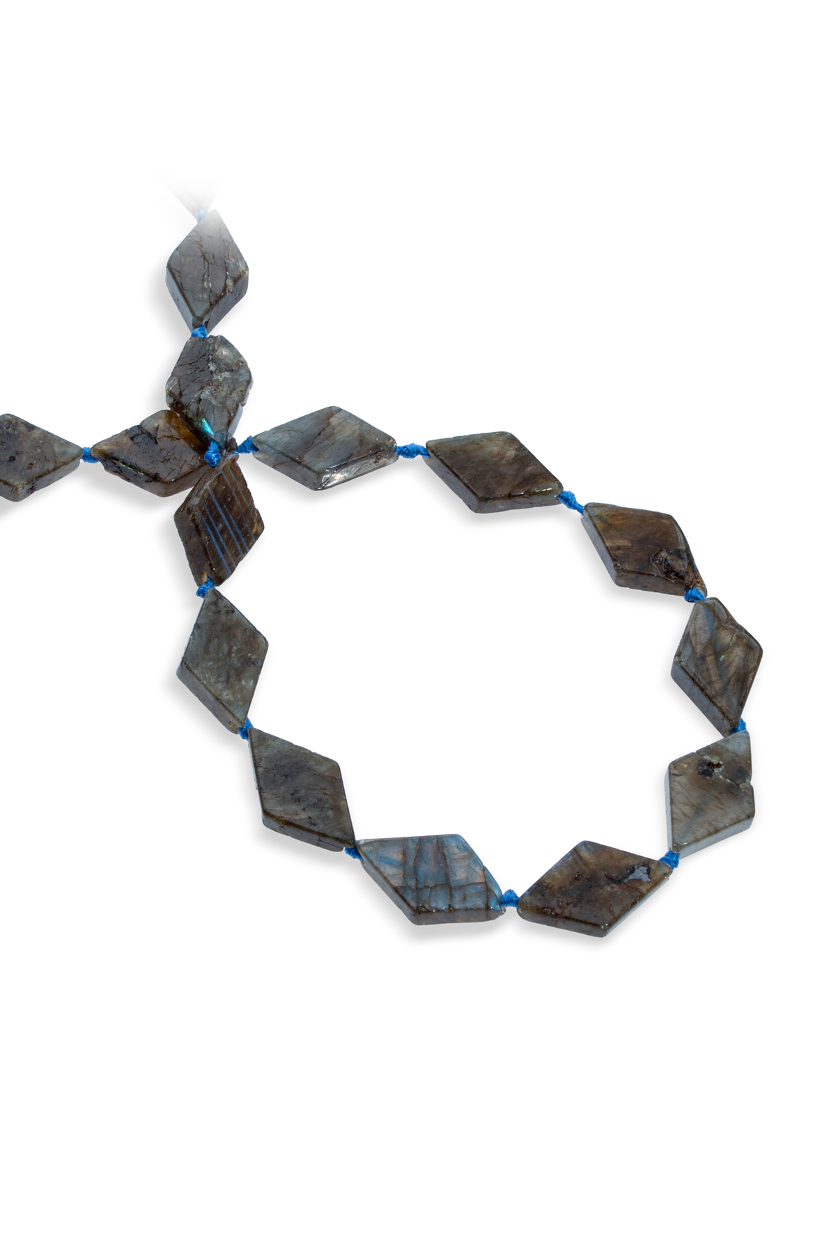 Labradorit Doğal Taş Dörtgen Kesim 11x18mm Dizi