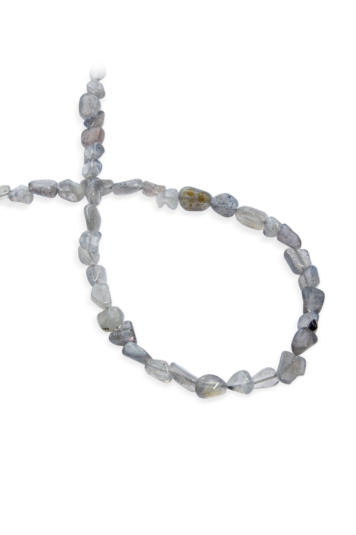 Labradorit Doğal Taş Parlak Tımbıl Kesim 6x8mm Dizi [AA]