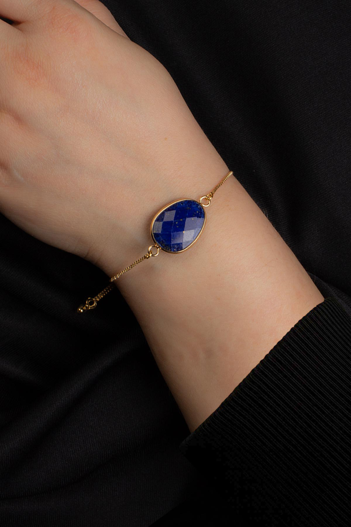 Lapıs Doğal Taş Asansör Sistemli Bileklik