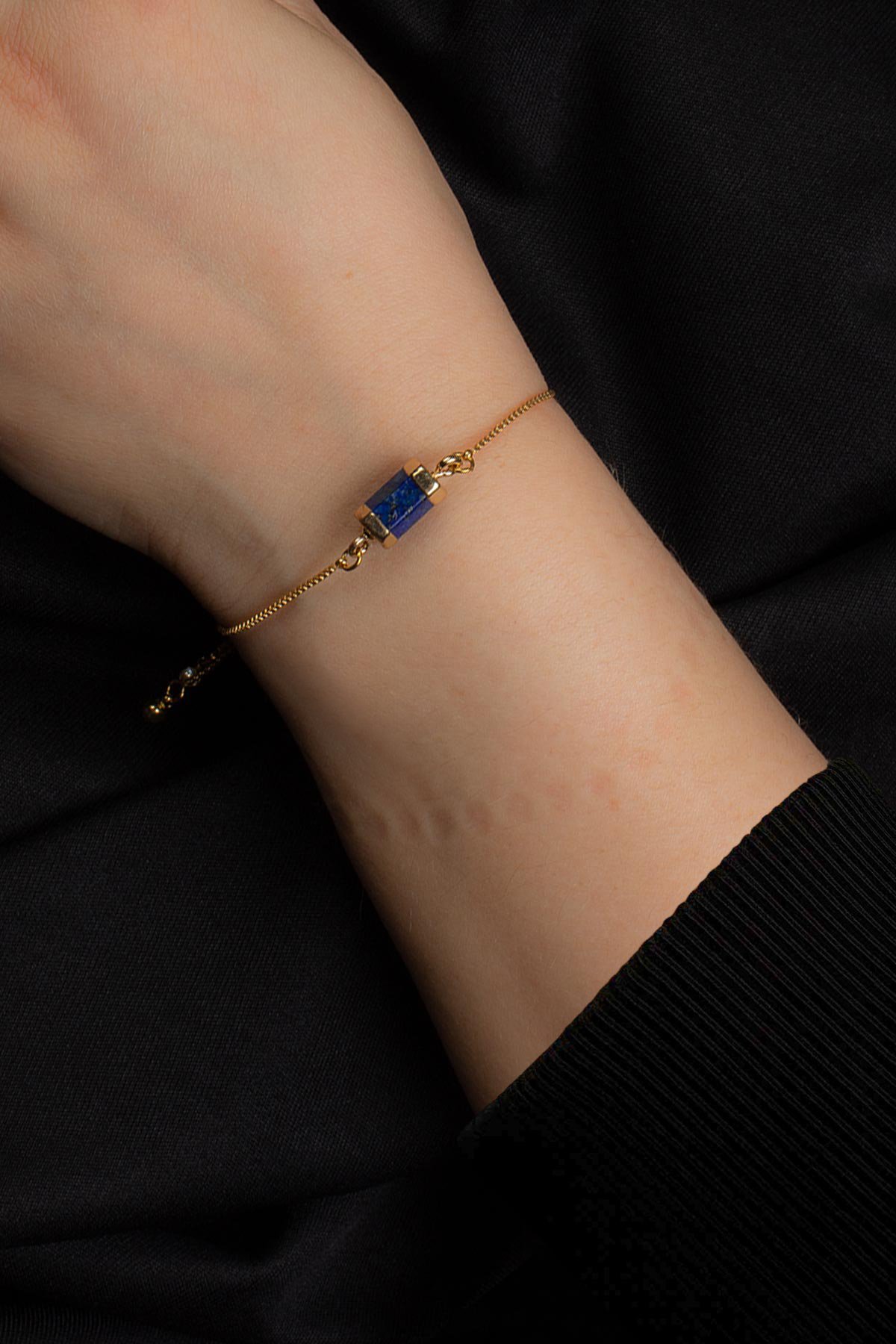 Lapıs Doğal Taş Asansör Sistemli Bileklik