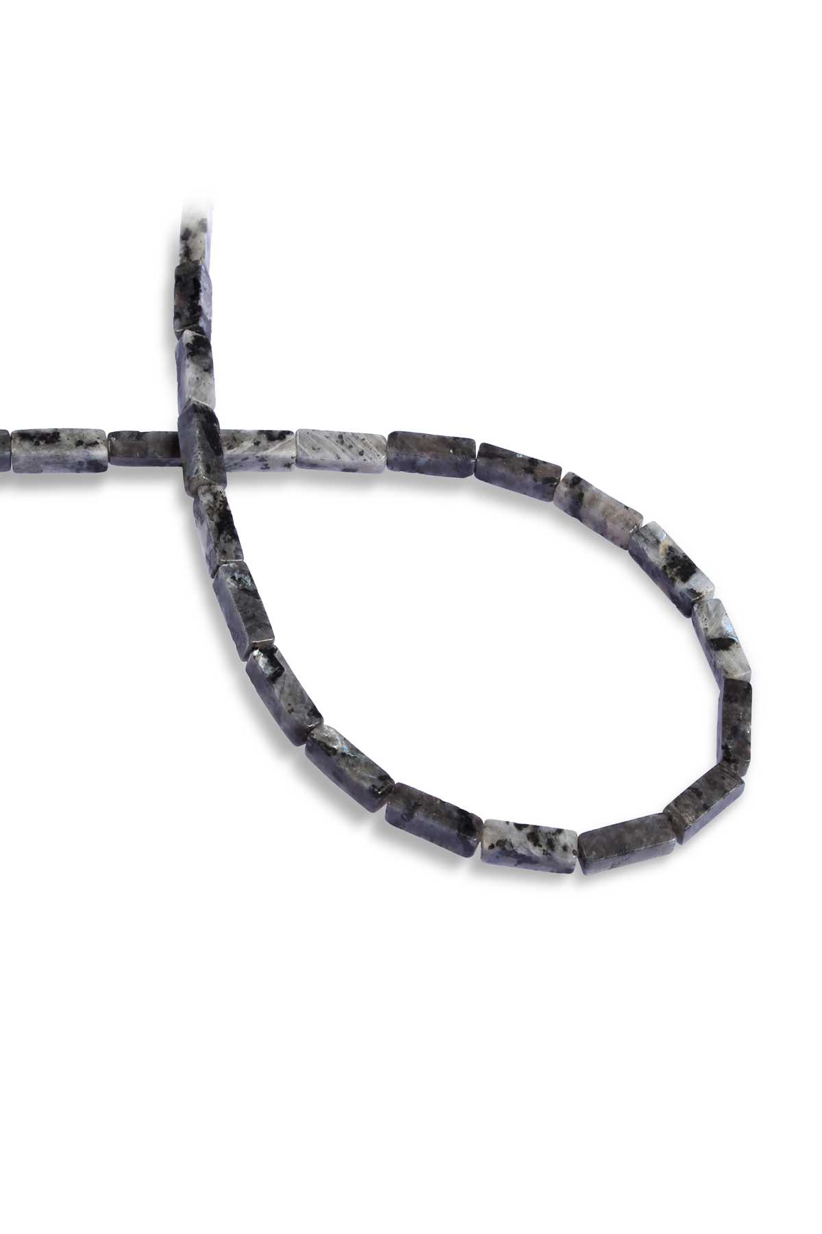 Larvakit Taşı Parlak Dikdörtgen Kesim 4x13mm Dizi