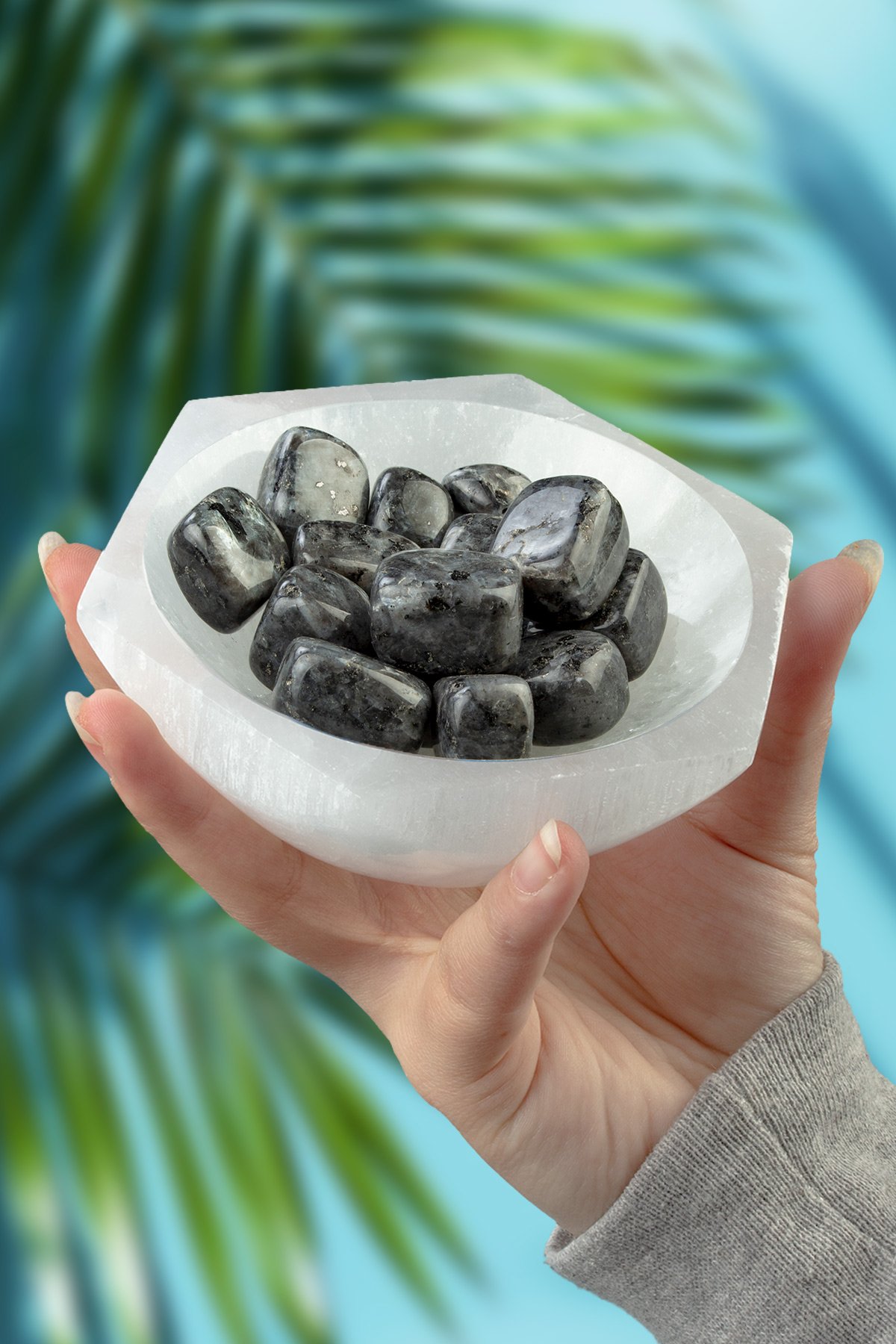 Larvakit Taşı Tamburlanmış Kütle - 100 Gram