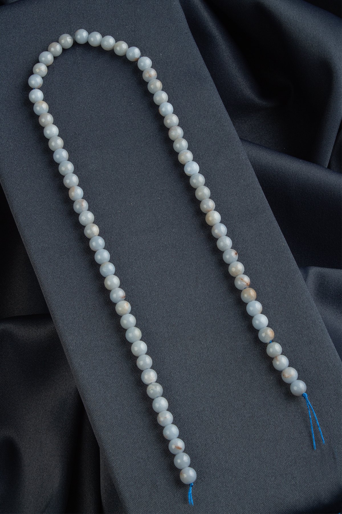 Melek Taşı Doğal Taş Parlak Küre Kesim 6mm Dizi [AA]