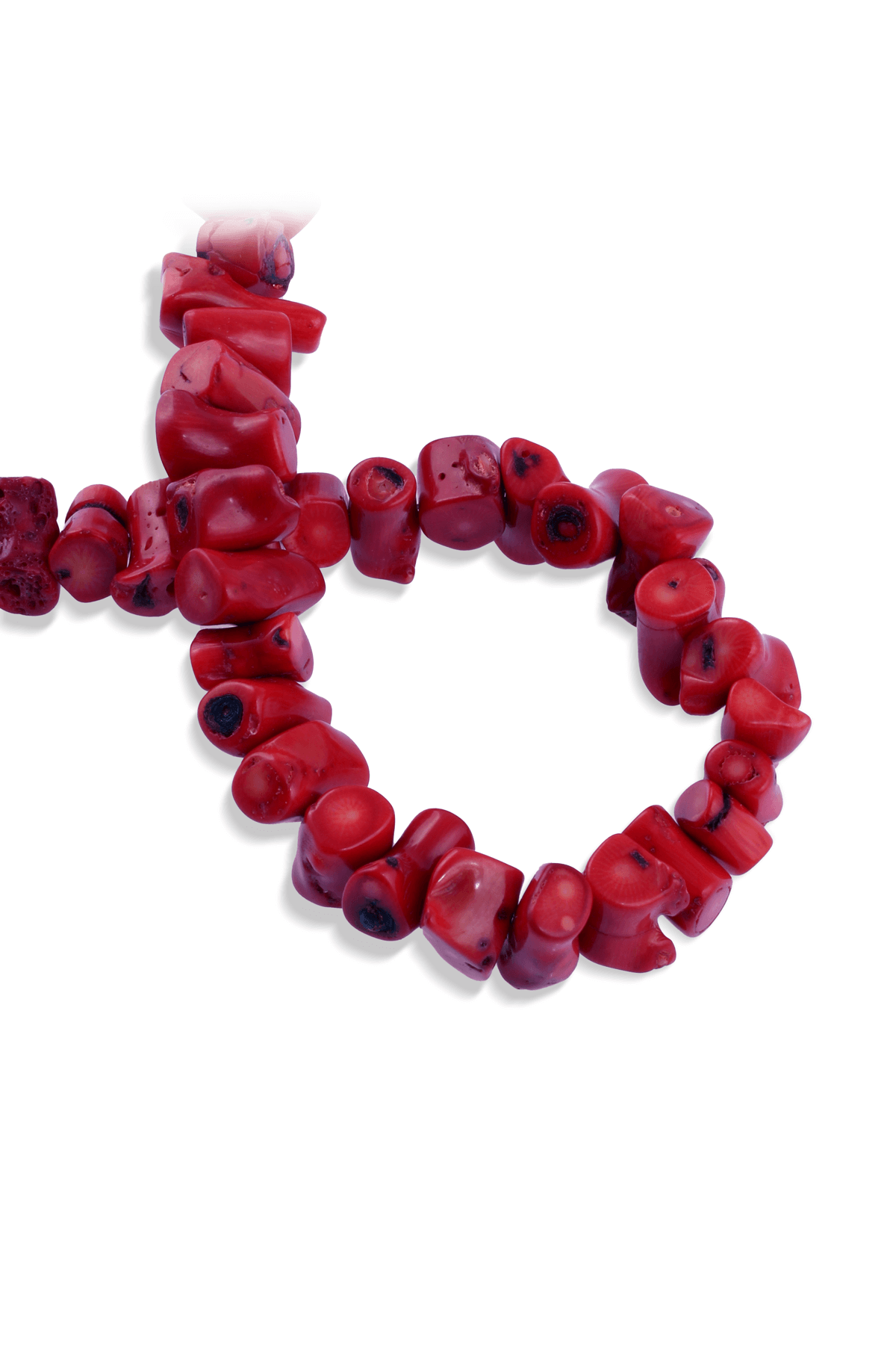 Mercan Doğal Taş Kırmızı Amorf Kesim Dizi