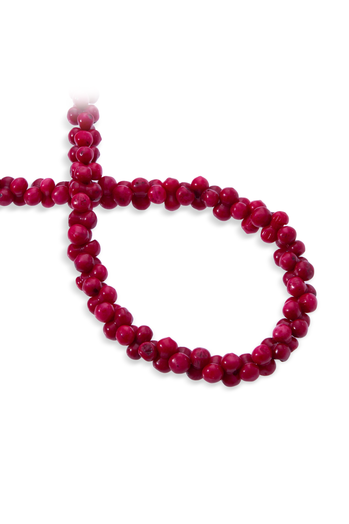 Mercan Doğal Taş Kırmızı Kemik Kesim Dizi