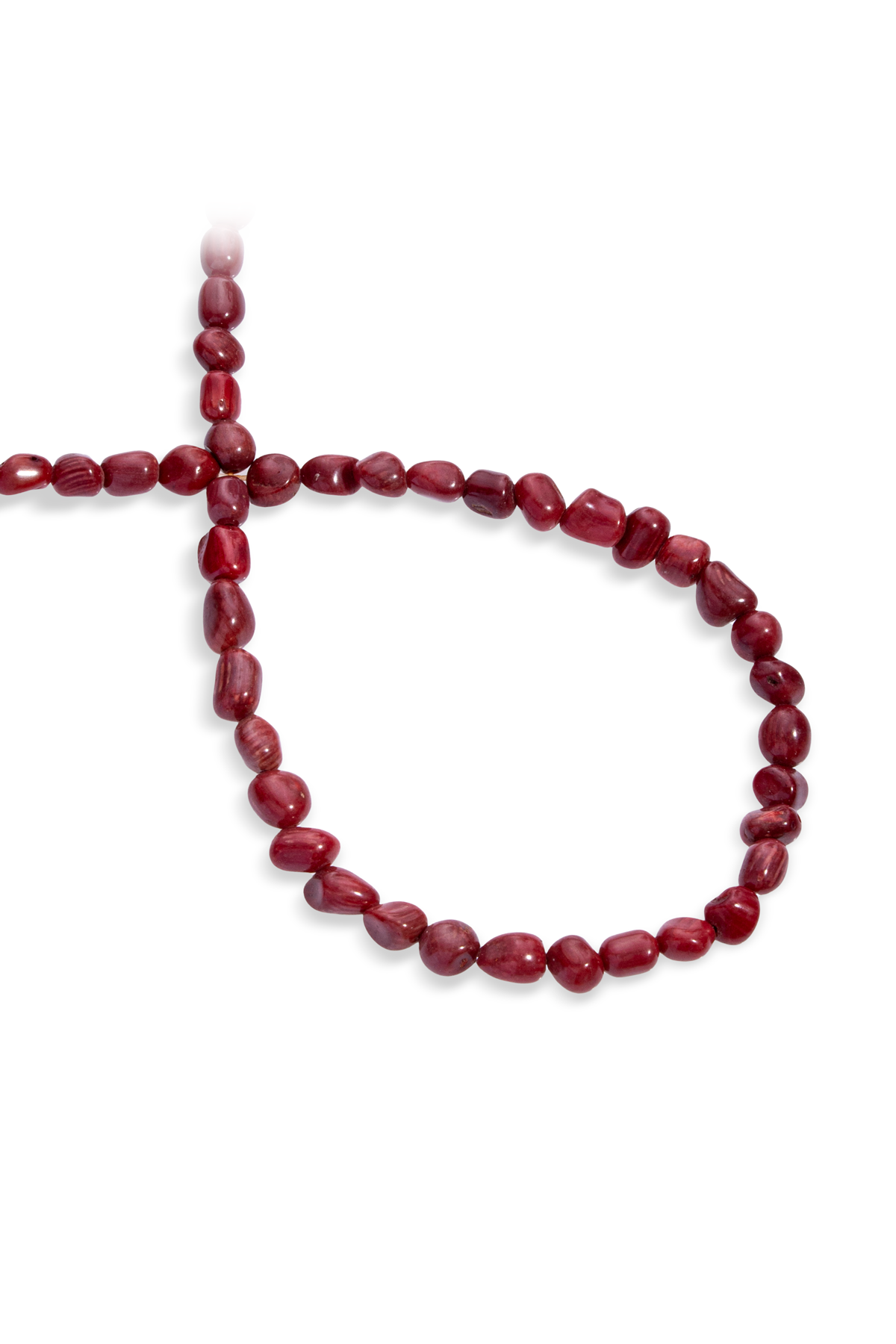 Mercan Doğal Taş Parlak Kırmızı Tımbıl Kesim 5x8mm Dizi