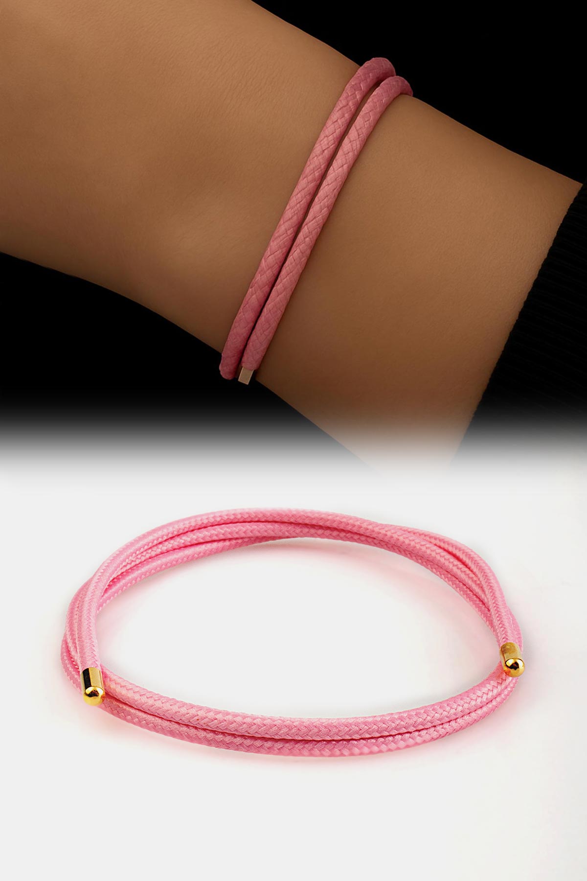 Mıknatıslı Pembe Bileklik