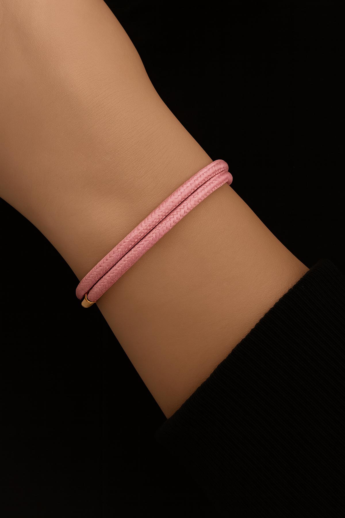 Mıknatıslı Pudra Pembesi Bileklik