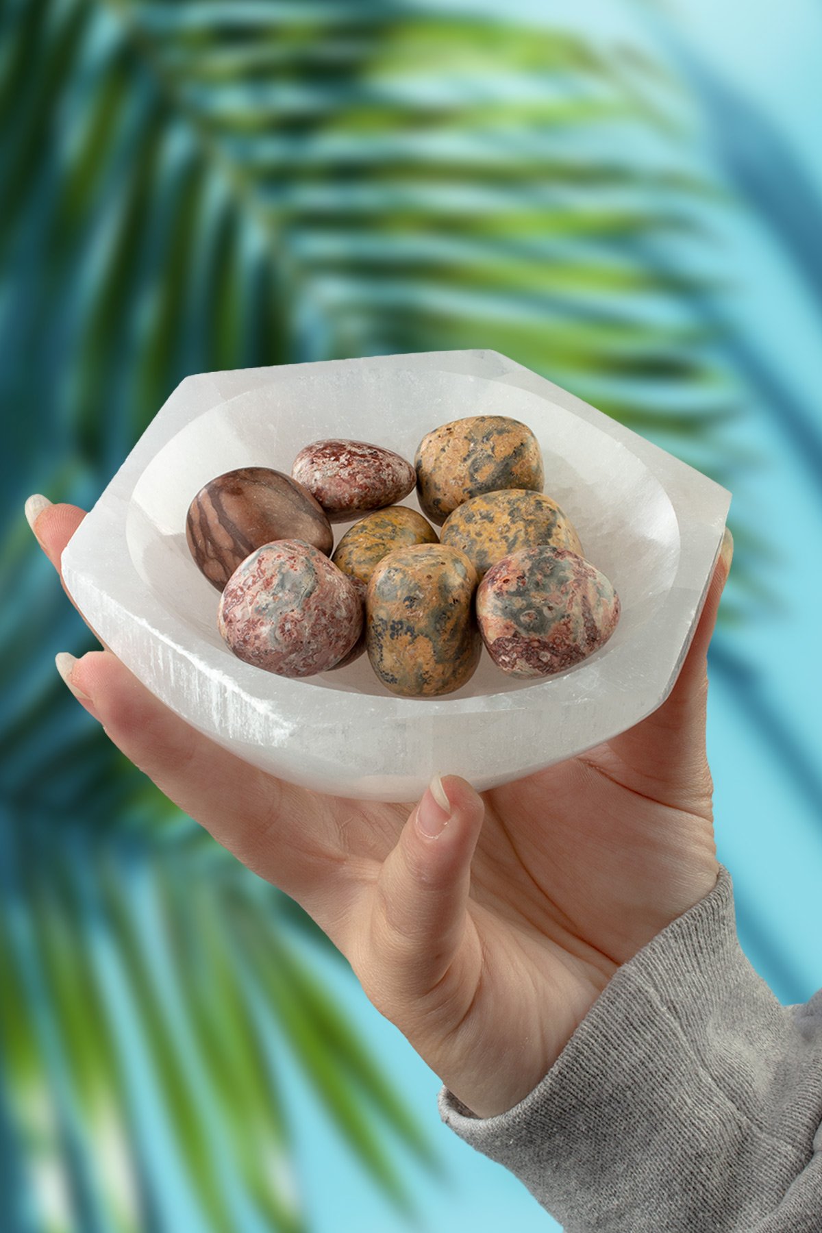 Obsidyen Taşı Tamburlanmış Kütle - 100 Gram