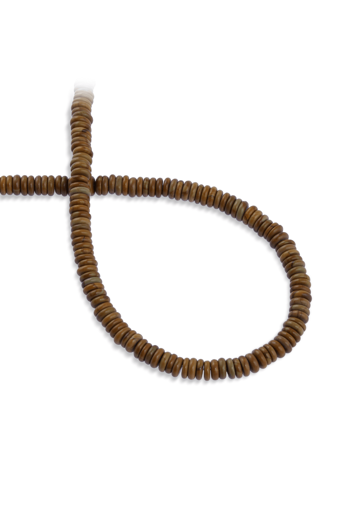 Odun Jasper Doğal Taş Rondela Kesim 6x2mm Dizi