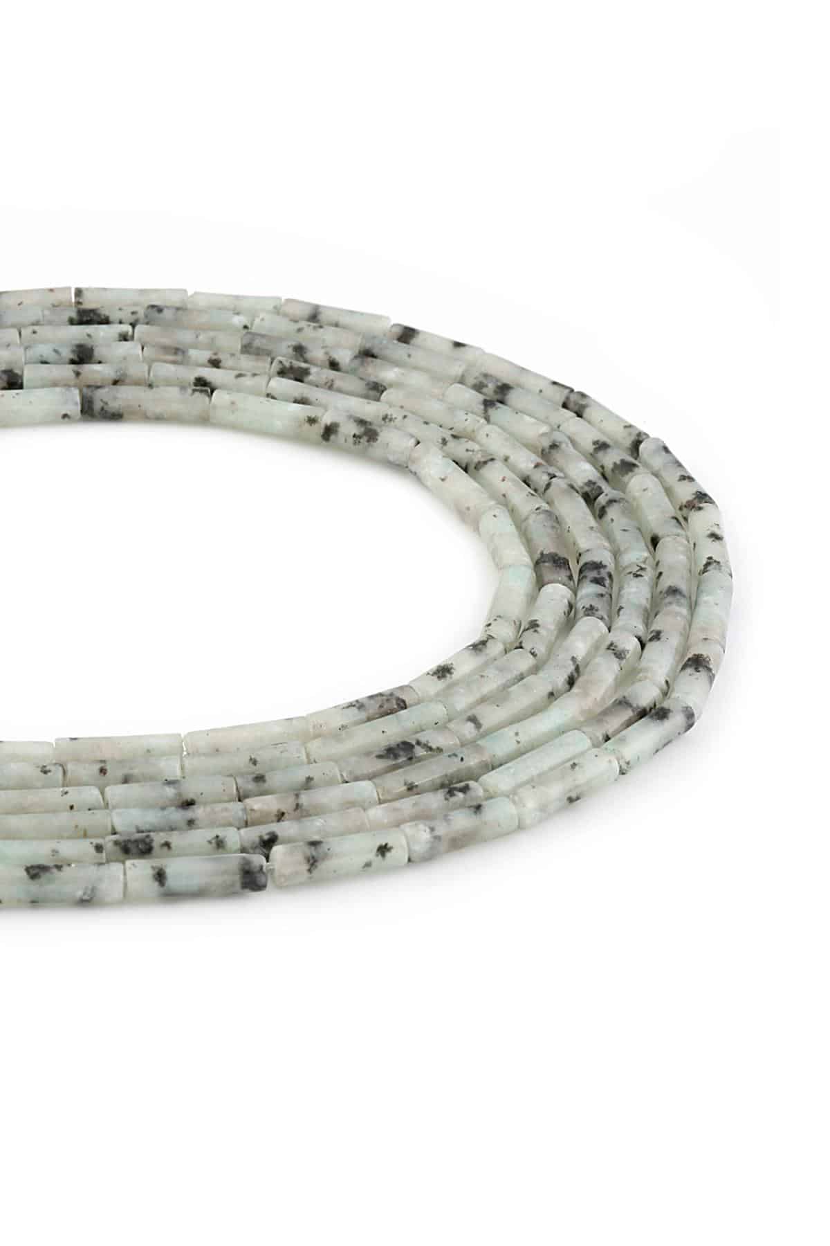 Opalit Doğal Taş Parlak Silindir Kesim 4x13mm Dizi [AA]