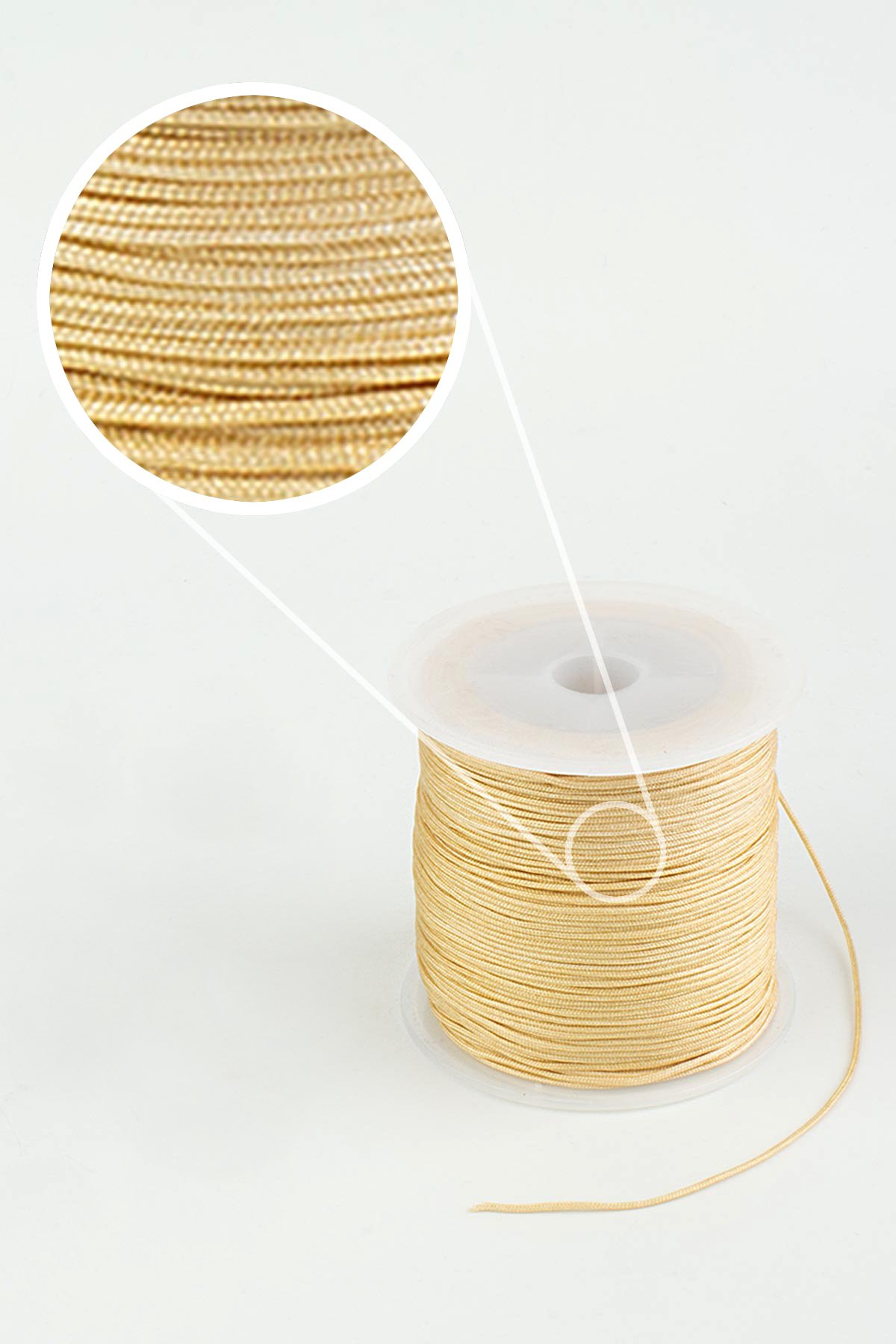 Paraşüt İp Antik Krem 0.8mm AA [90 Metre]