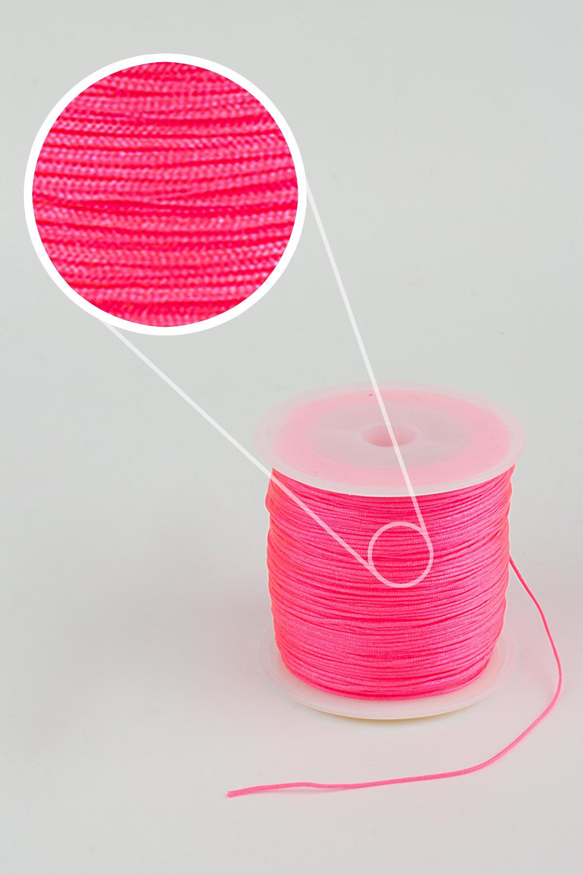Paraşüt İp Fuşya 0.8mm AA [90 Metre]